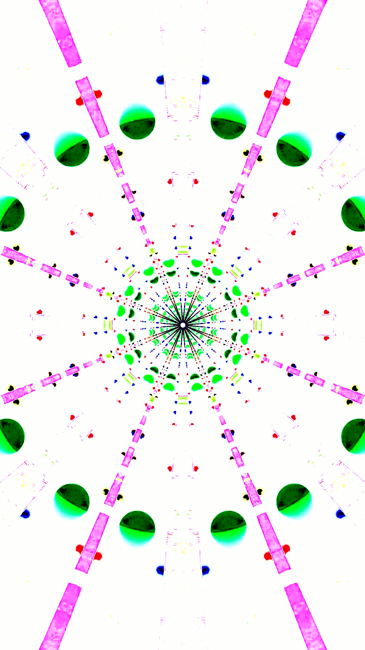 Tunnel video vj loop screensaver featuring seamless radiant colors and vibrant shapes for immersive visual experience