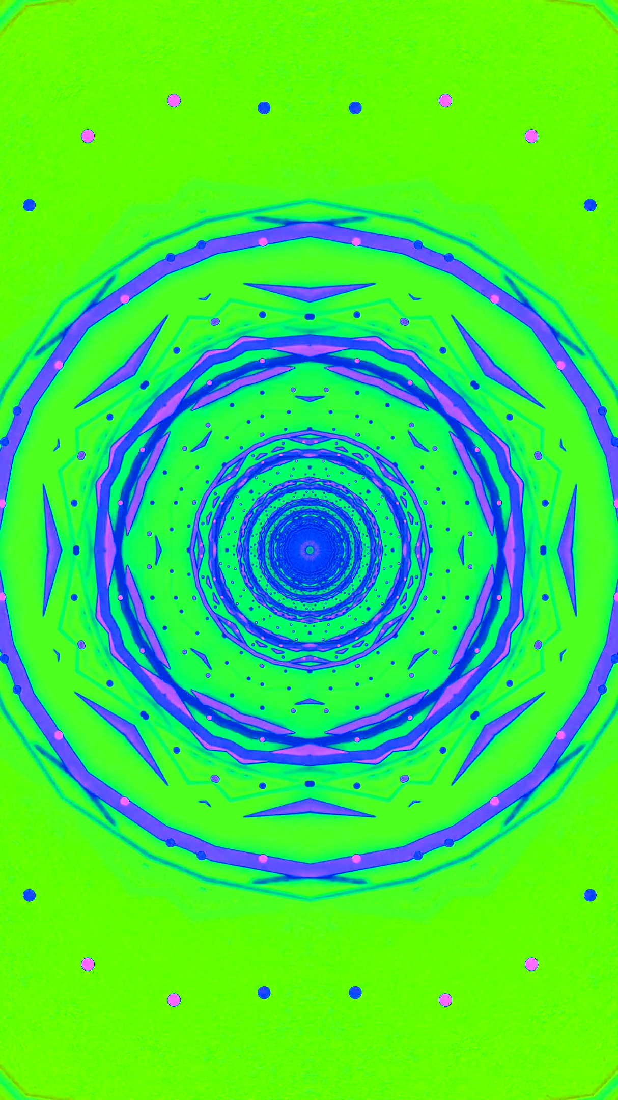 Immerse in continuous light tunnel creating a vibrant visual experience for a captivating screensaver effect