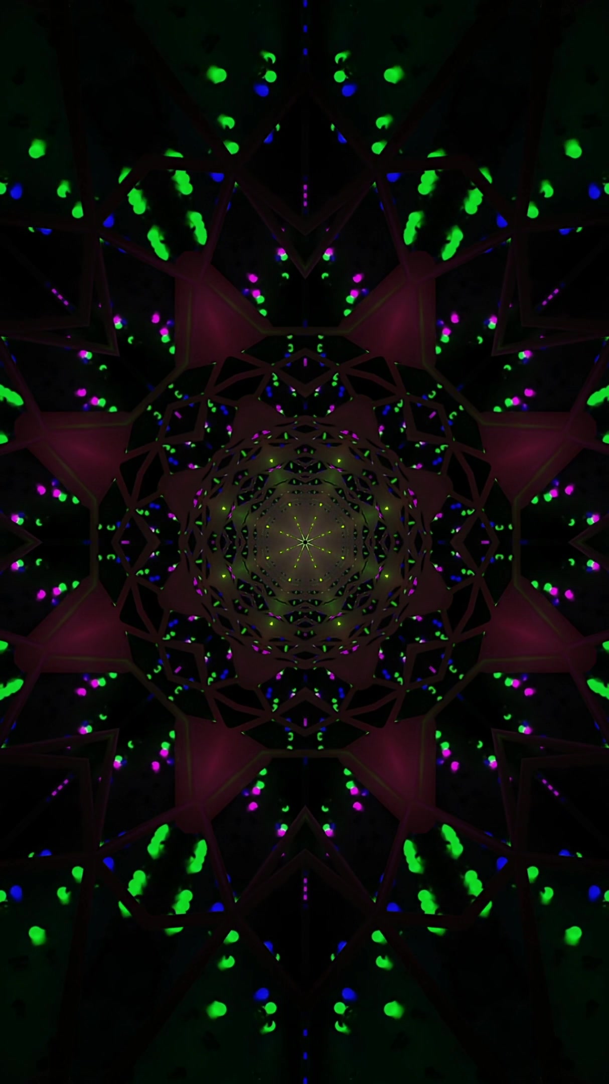 Colorful tunnel video vj loop screensaver creating a seamless visual experience for immersive viewing