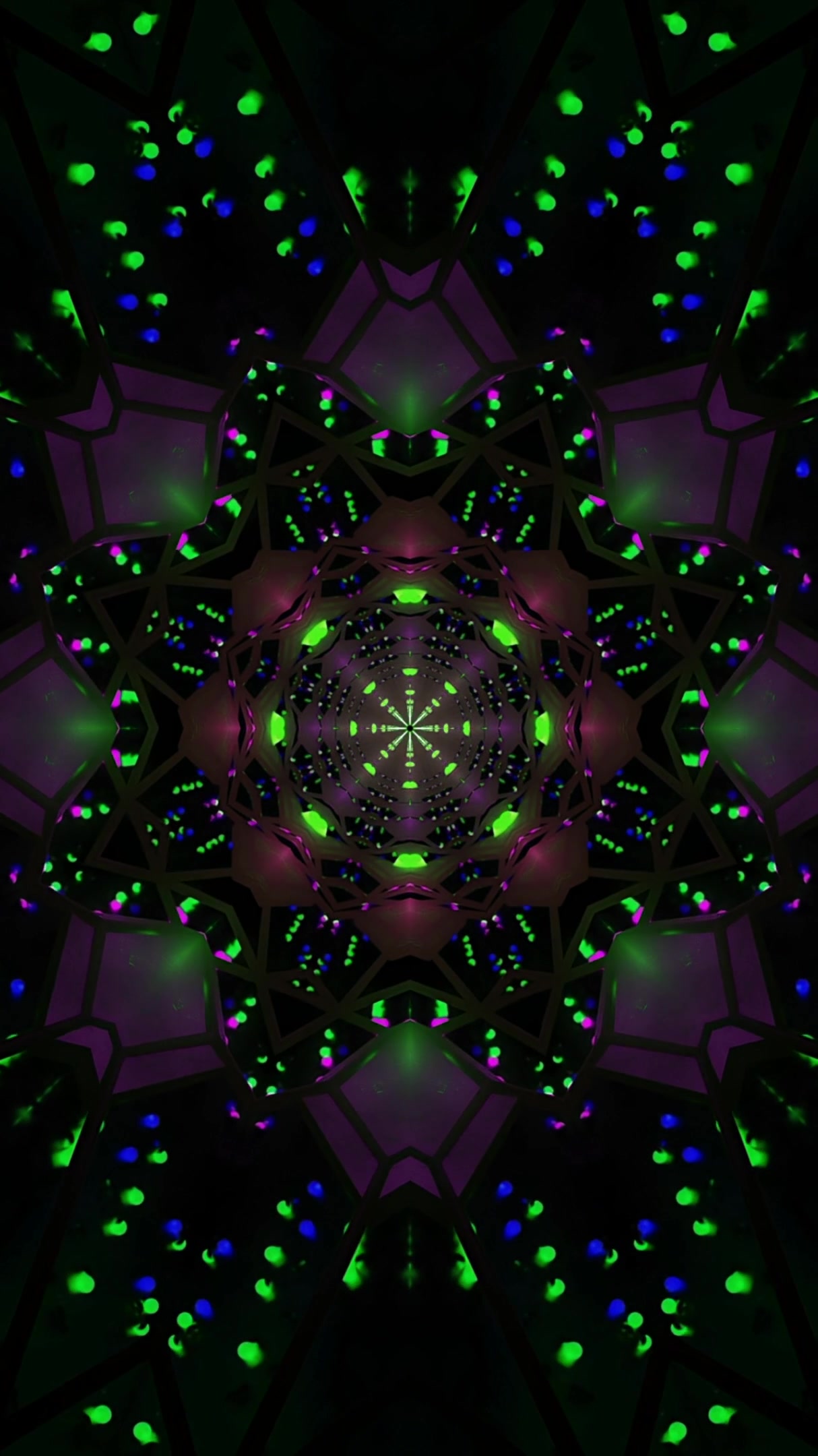 Engaging tunnel video vj loop screensaver with vibrant colors and seamless motion experience