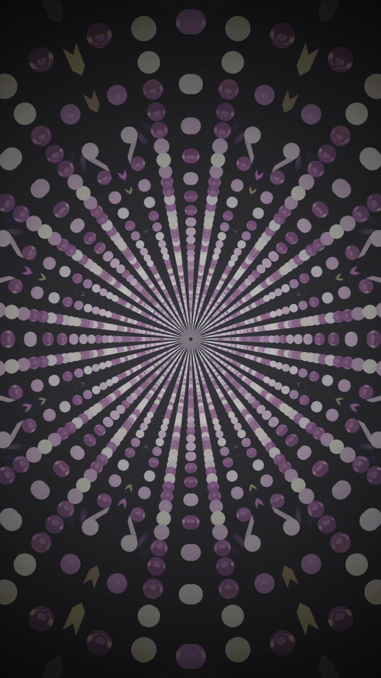 Tunnel video loop with vibrant colors creating a seamless and immersive visual experience in an abstract space