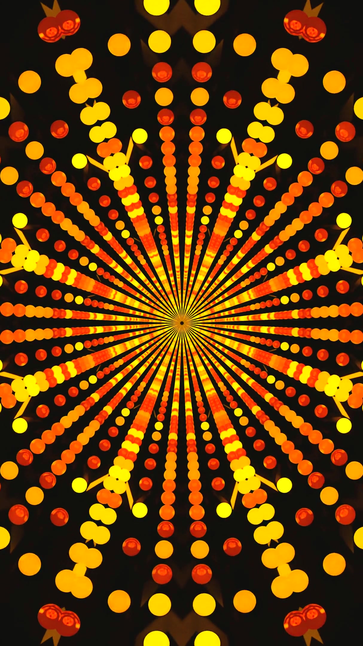 Colorful tunnel video vj loop screensaver with seamless looping e