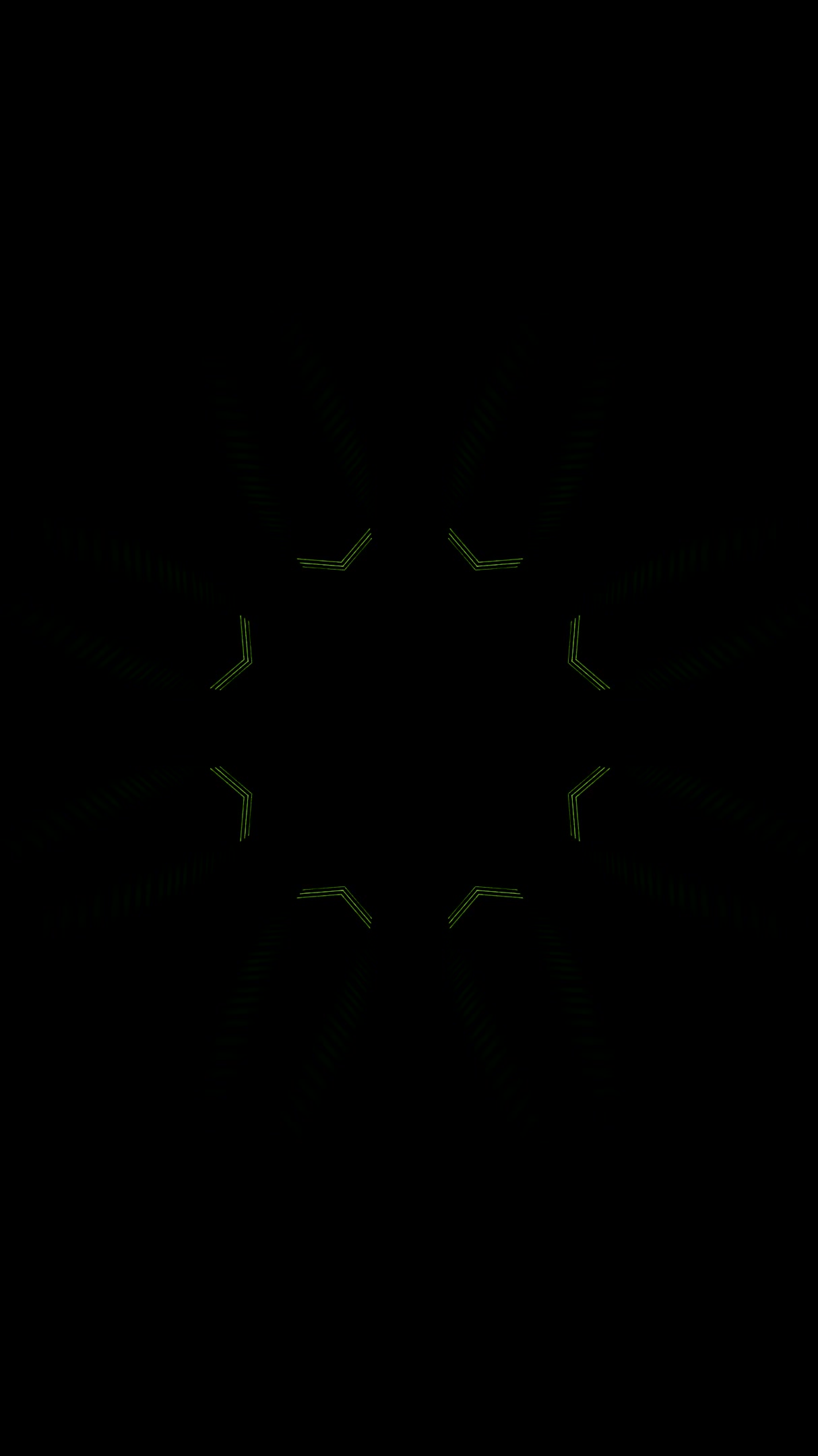 Vj loop tunnel screensaver with seamless green light effects