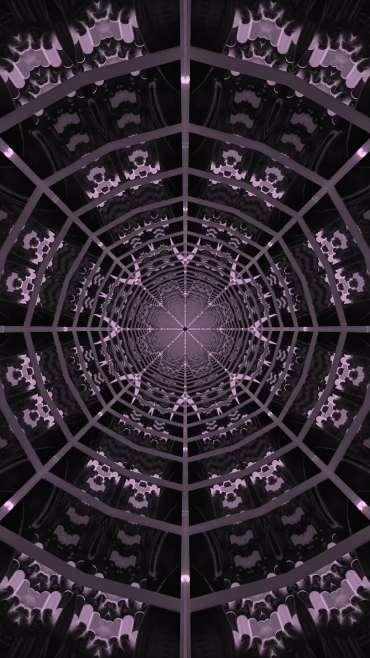 Seamless tunnel video vj loop screensaver offering captivating vi