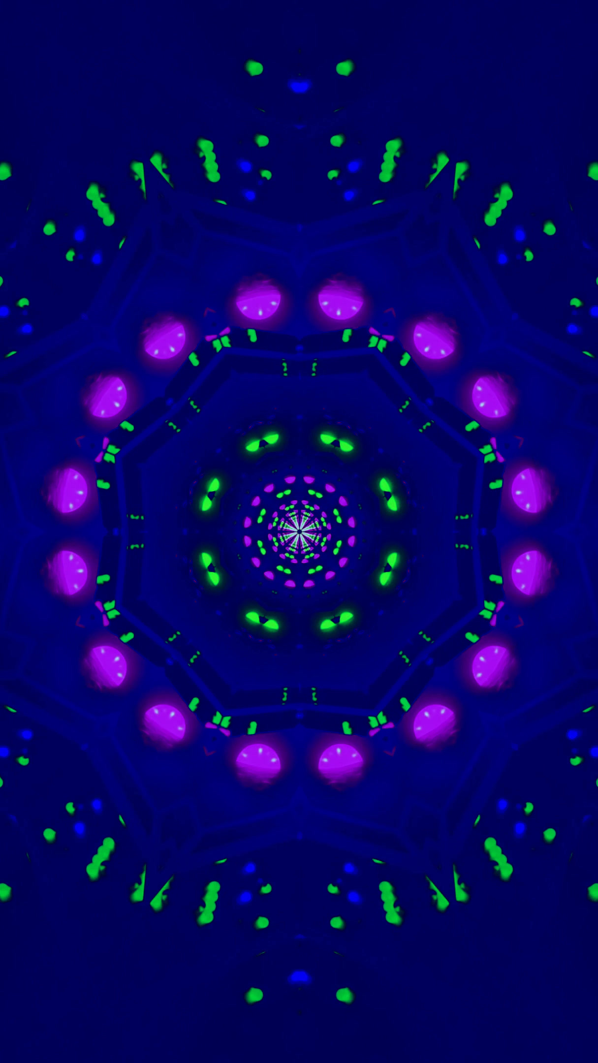 Tunnel video vj loop screensaver creates a vibrant seamless visua