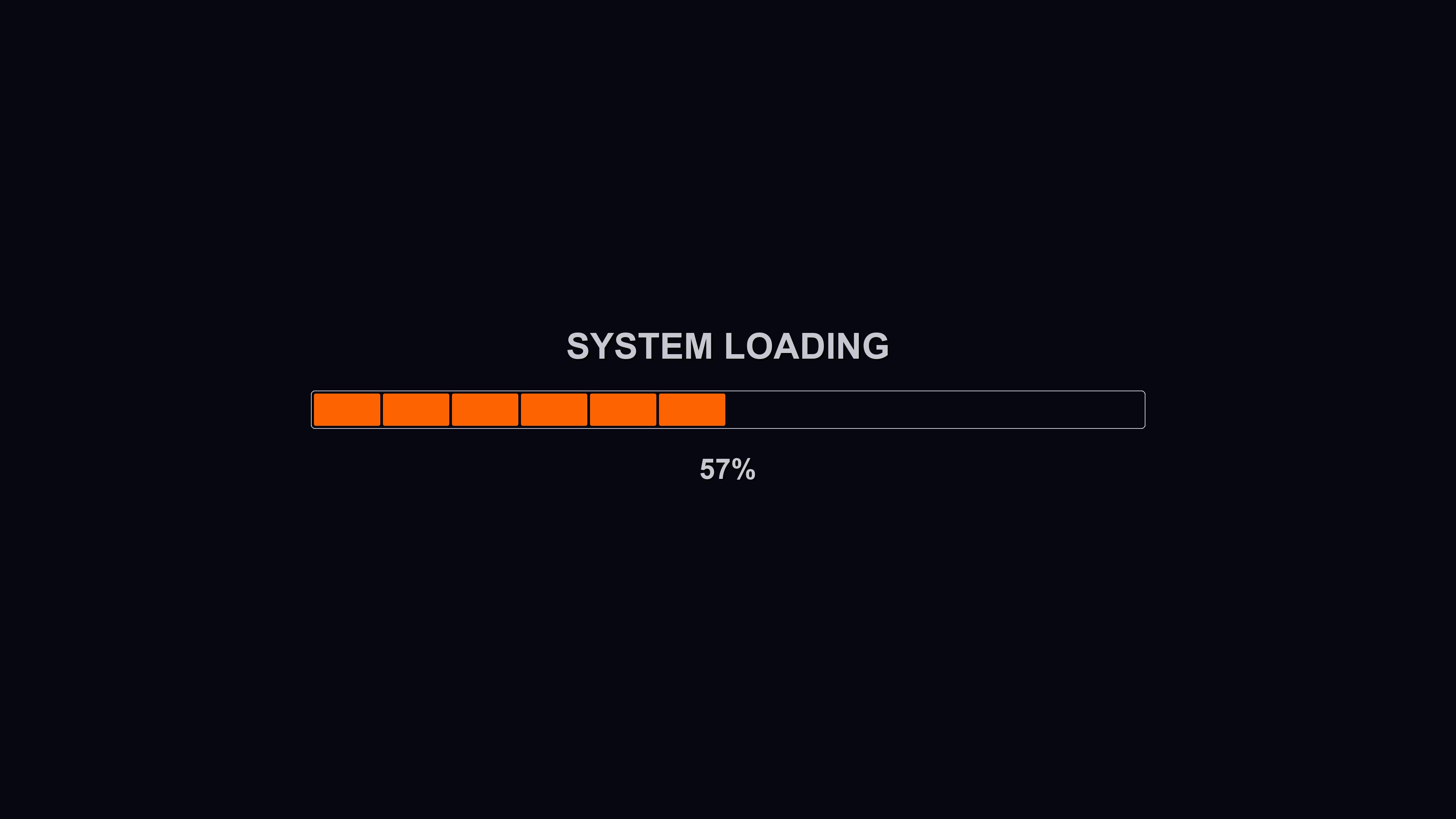 Loading progress bar animation with bright colors and smooth transitions seen in modern digital design