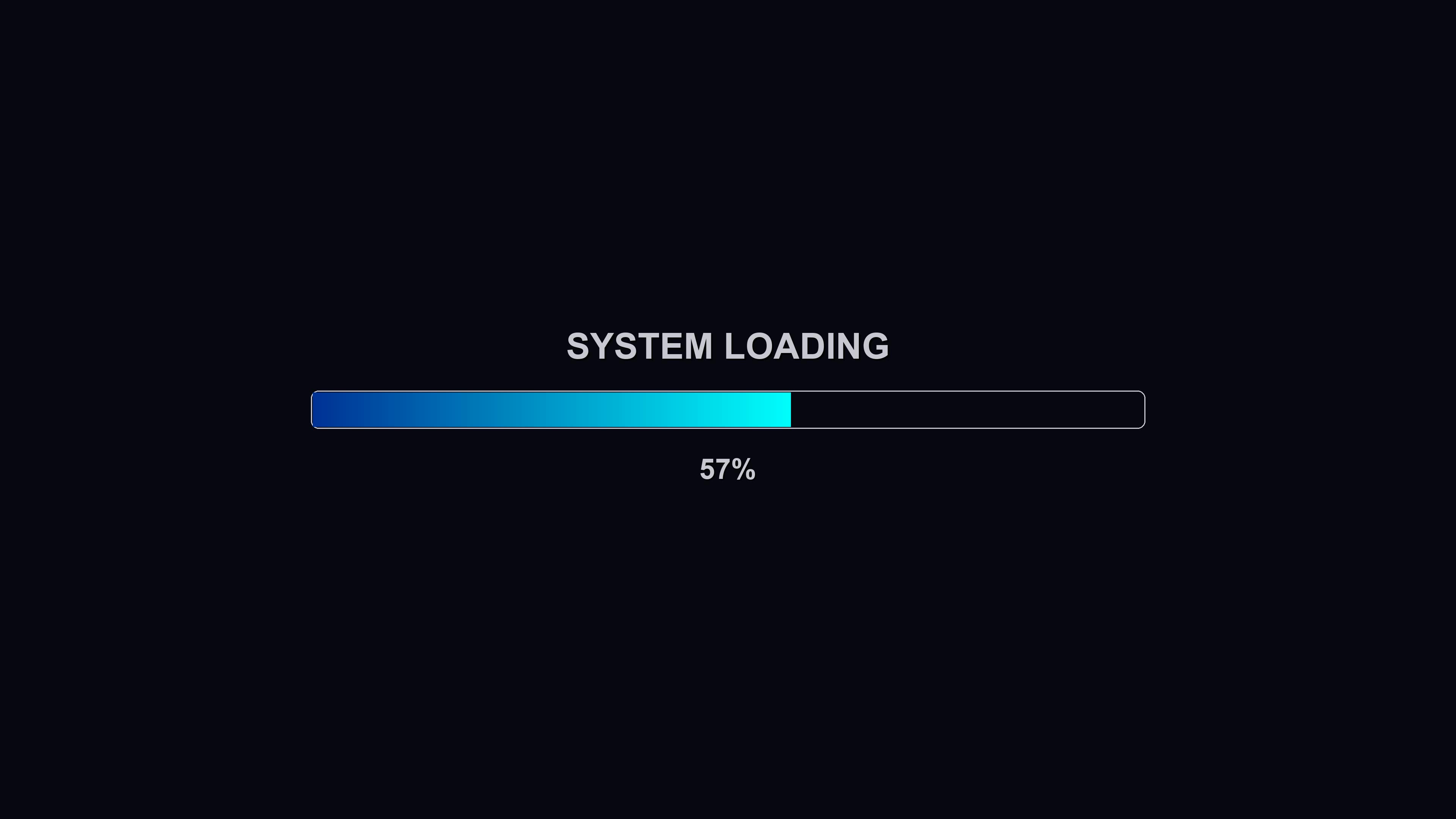 Modern progress bar animation shows vibrant colors and movement during a loading process that captures attention
