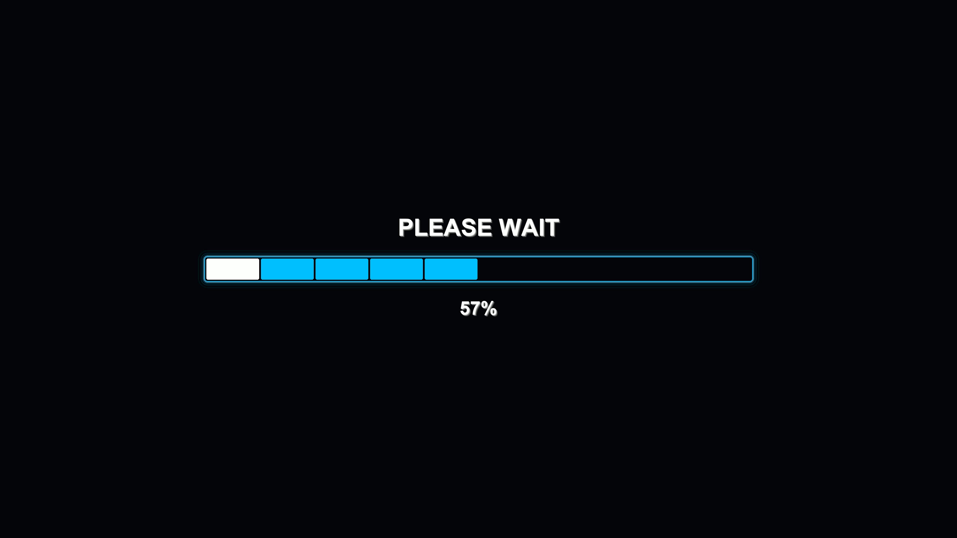 Modern progressbar animation shows vibrant colors indicating loading status in a digital environment with user interaction