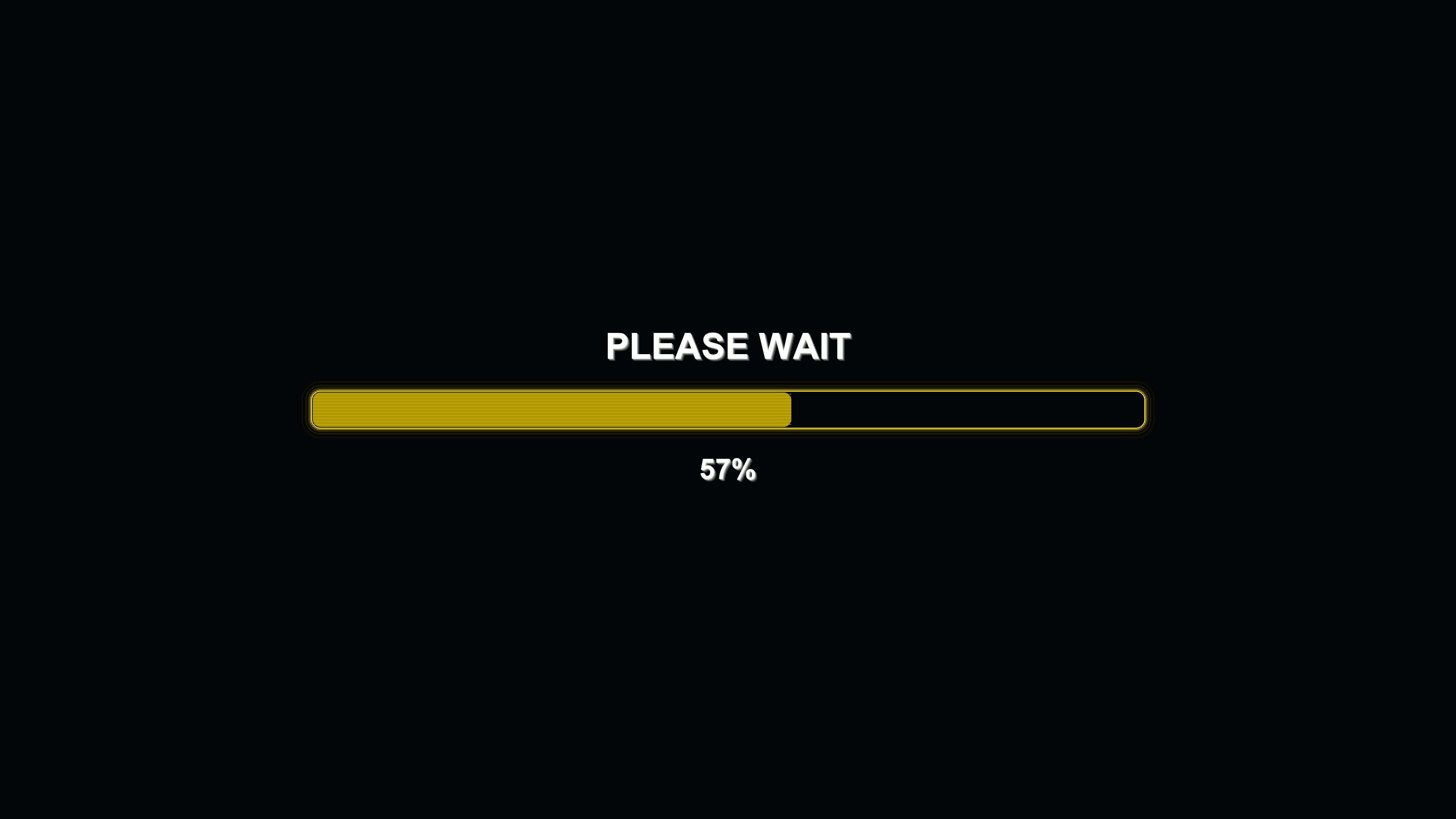 Stylish modern progress bar animation with vibrant colors shows loading status in a digital setting at an unspecified time