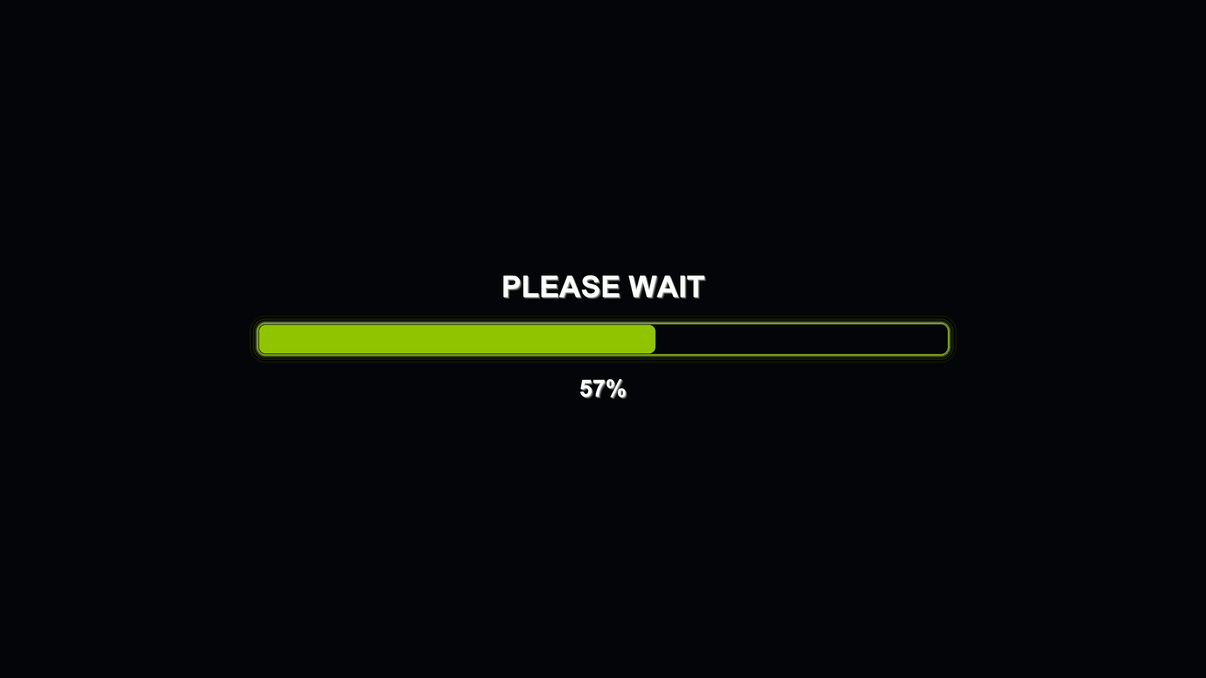 Progressbar animation shows loading status with vibrant colors in a stylish modern design