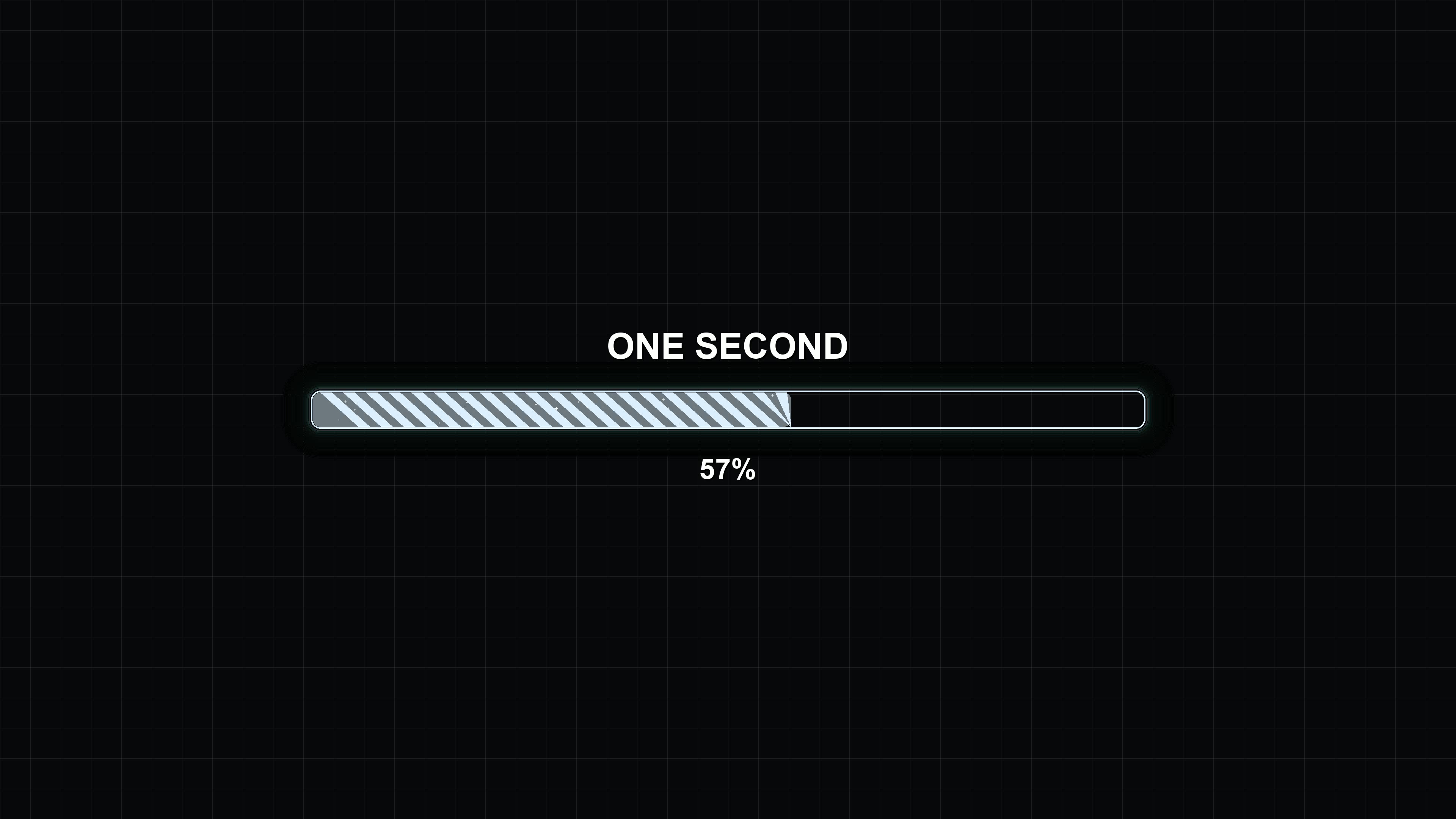 Modern style progress bar animation for use during waiting periods in digital interfaces and applications