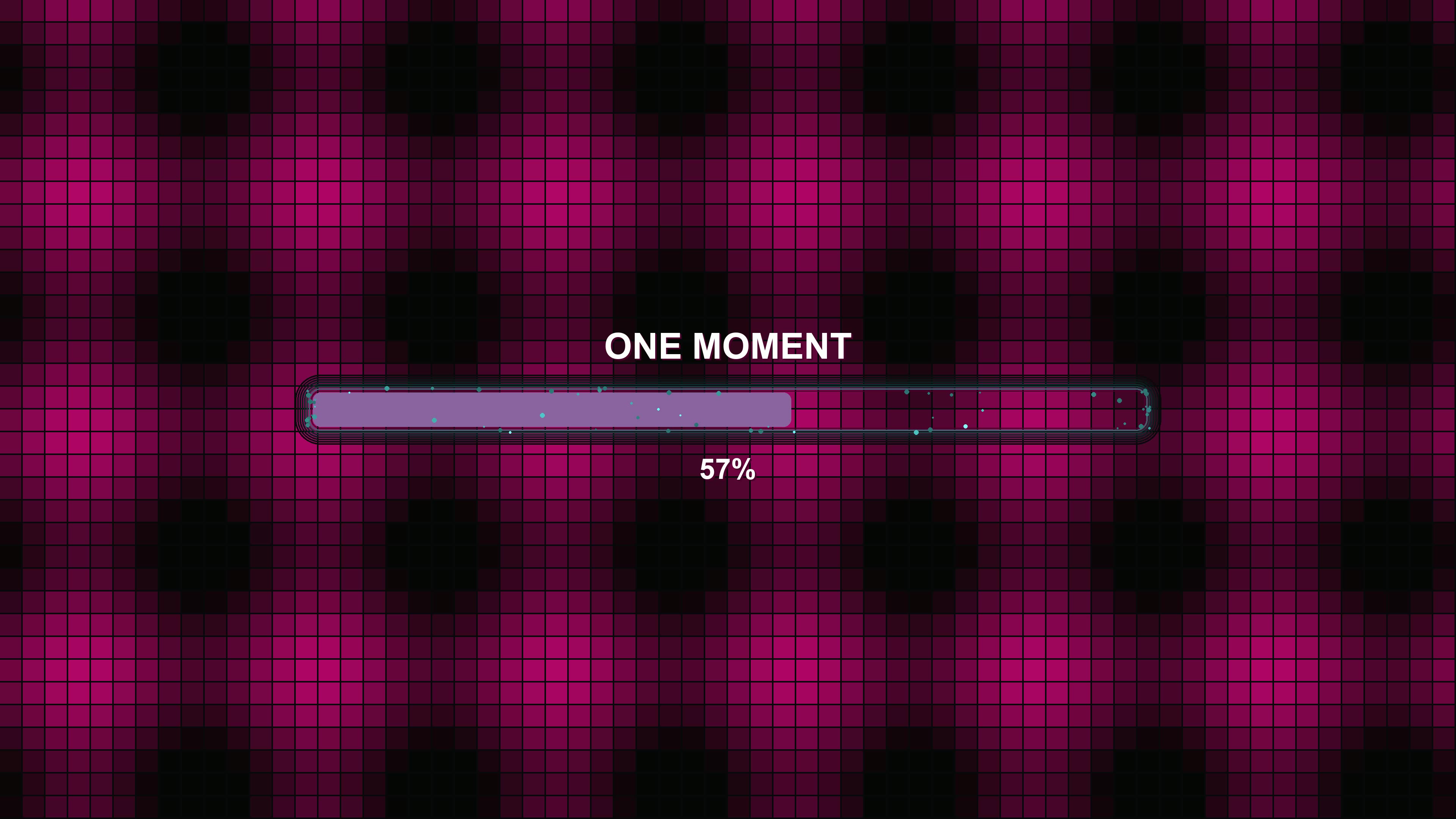 Modern progress bar animation showing waiting period with colorful background that highlights the process clearly and effectively for users