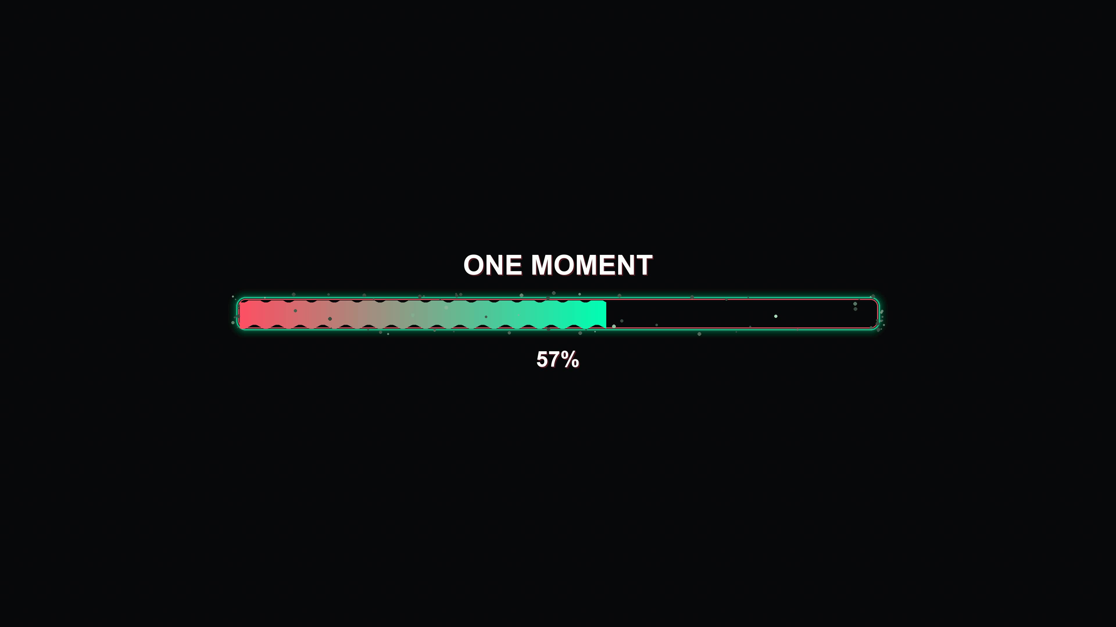 Modern progress bar animation shows waiting time for tasks completed in a simple and clear way