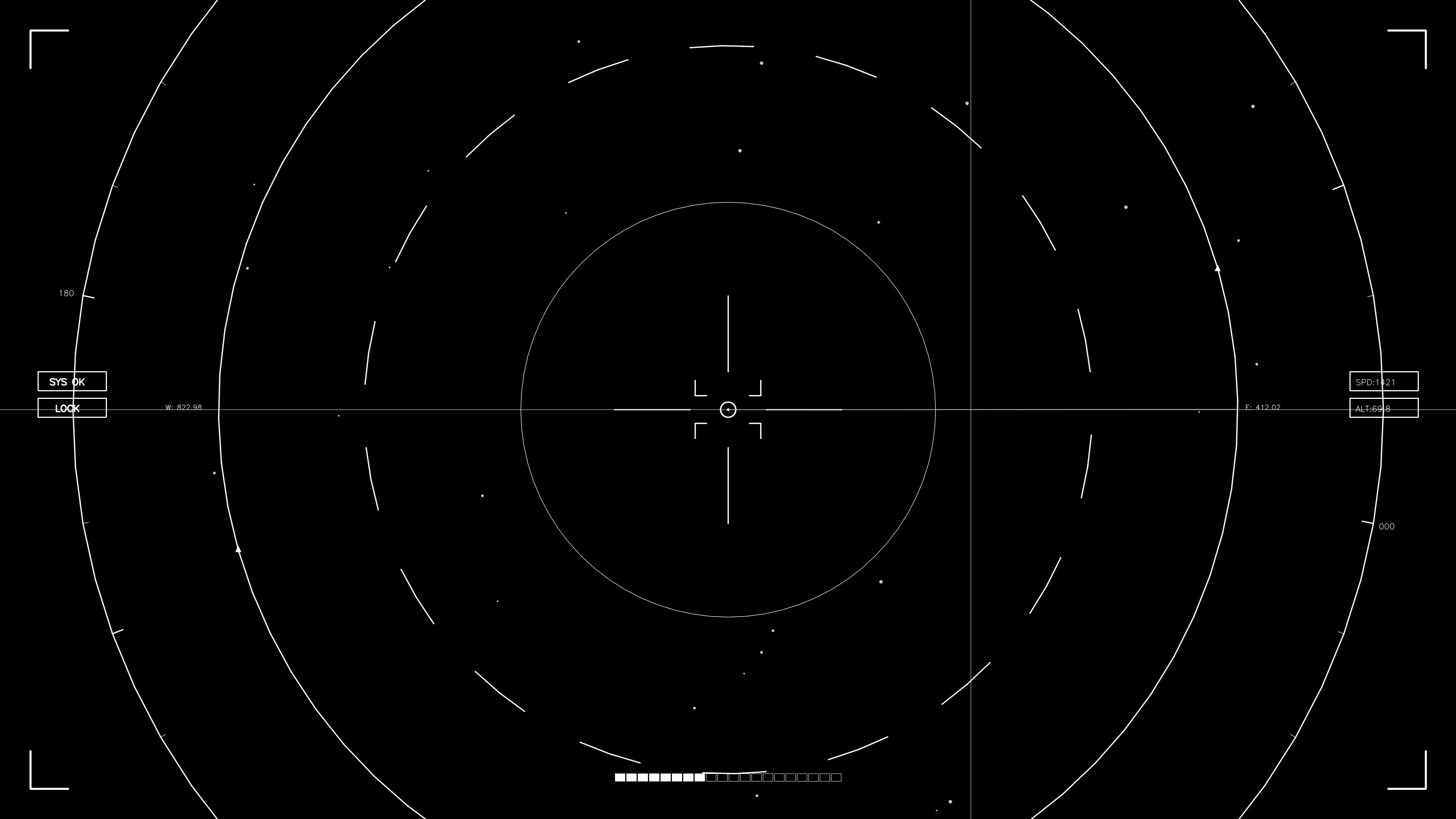 Hud elements animation for web design and video editing in a futuristic setting with a focus on user interface and visualization techniques