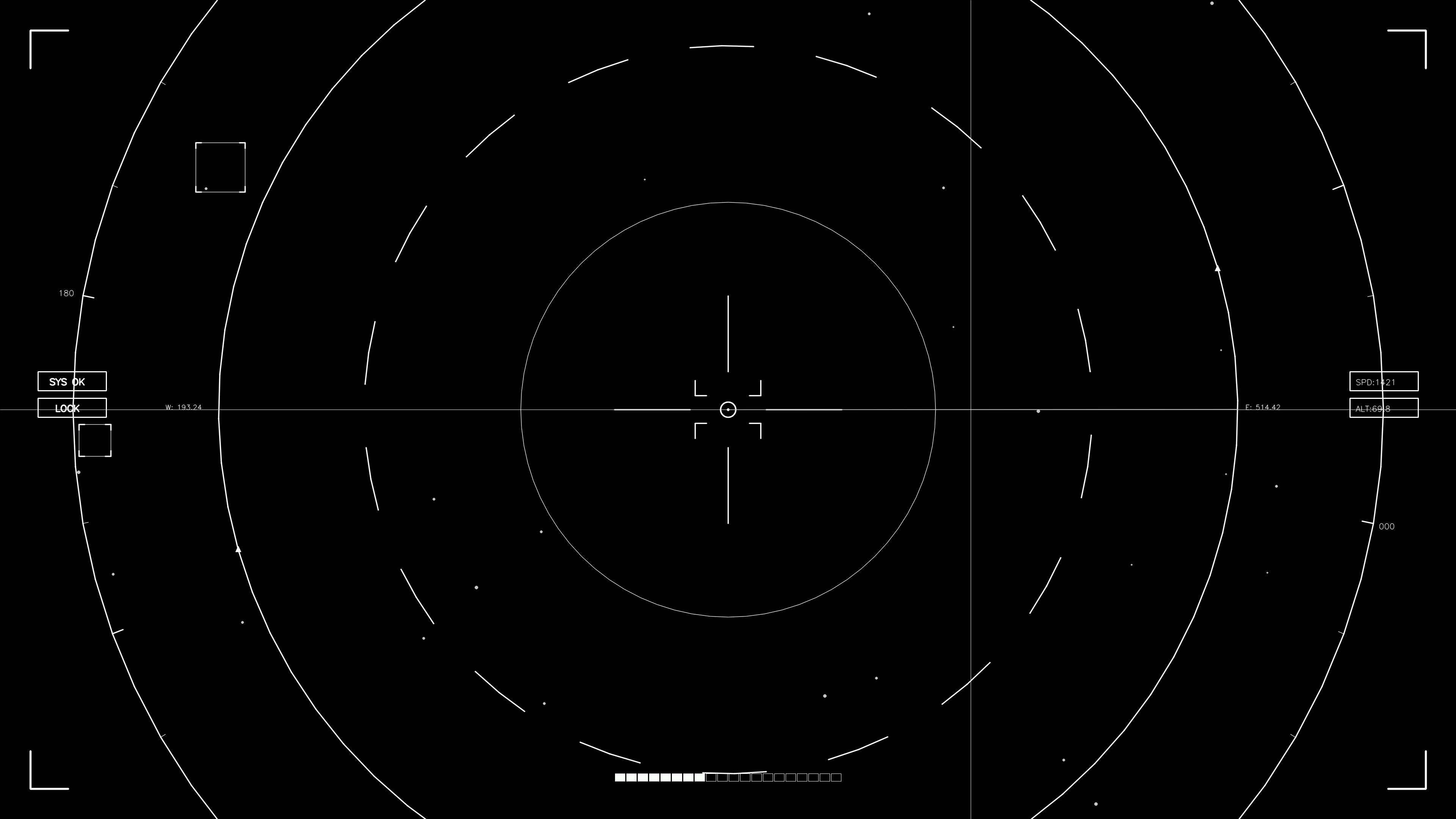 Hud elements animation for web designers and sci-fi video creators in futuristic digital interface design