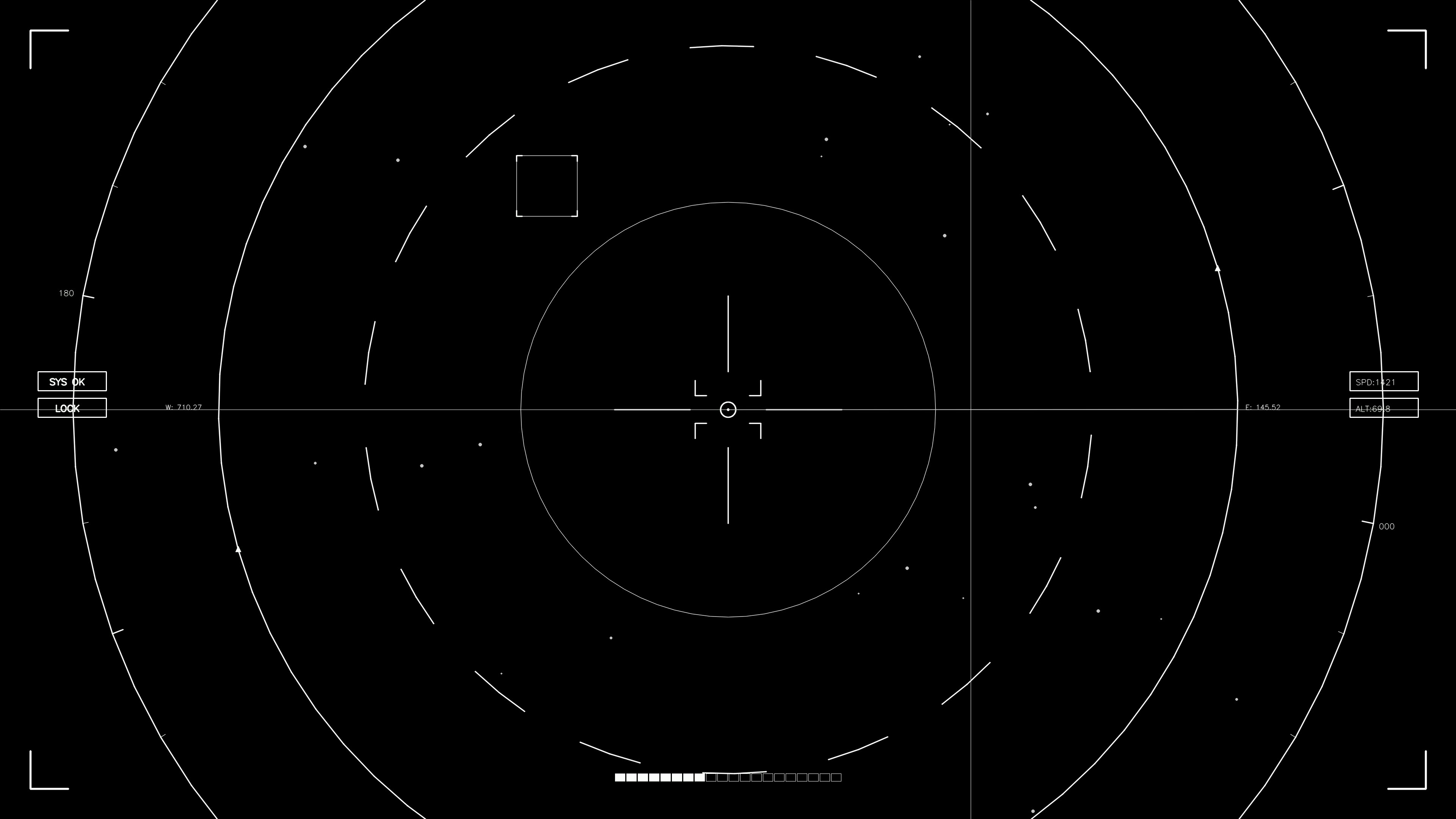 Hud elements animation for web designers and video editors in science fiction style showcasing modern technology and visual effects