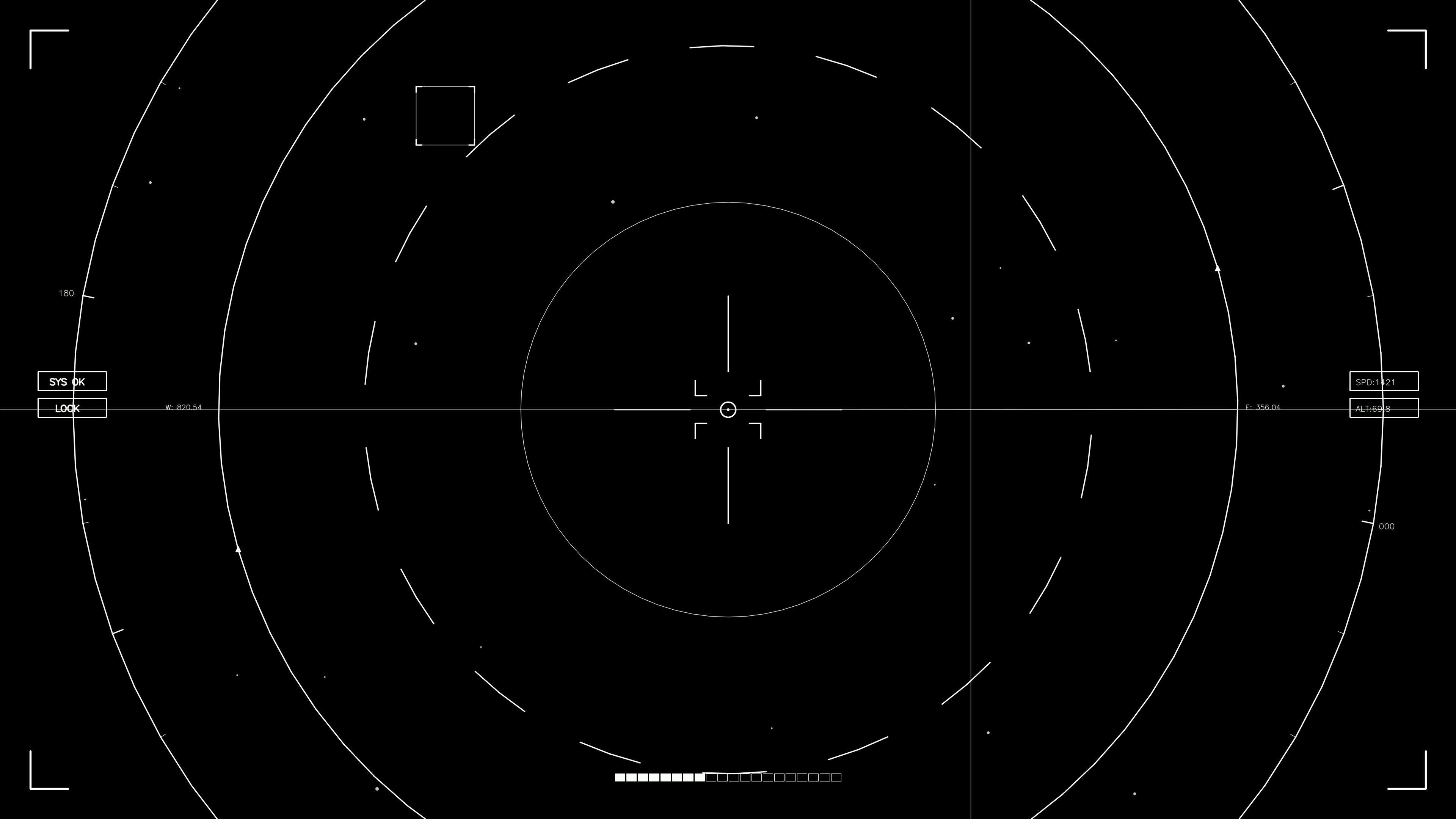 Hud elements animation for webdesigners and sci-fi video edits for dynamic projects