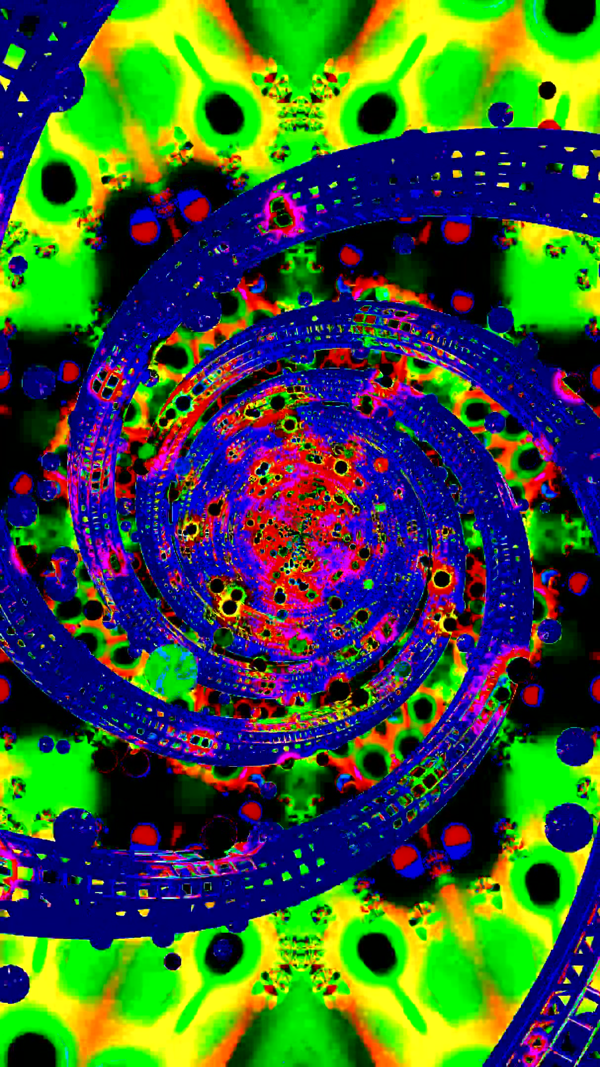 Colorful tunnel video vj loop screensaver provides immersive visual journey with seamless transition and vibrant patterns