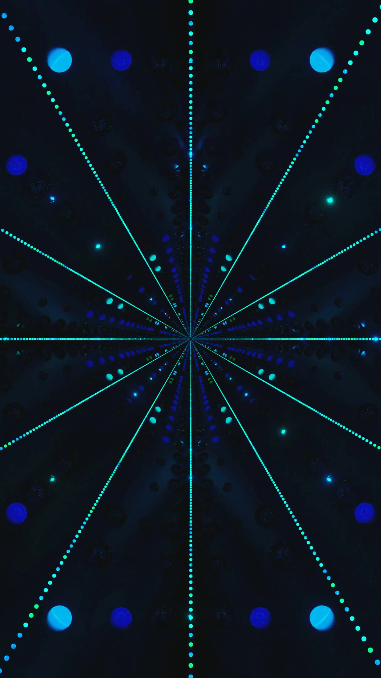 Colorful tunnel video visual loop creating dynamic movement and immersion for screensavers and digital displays enhancing visual engagement