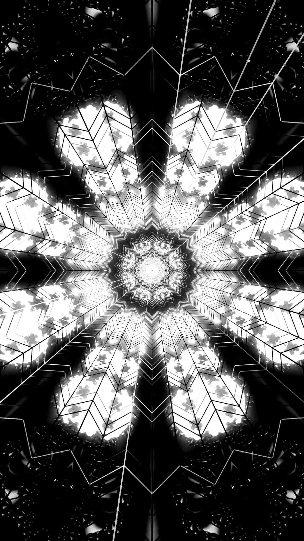 Tunnel video loop provides a mesmerizing visual experience with s