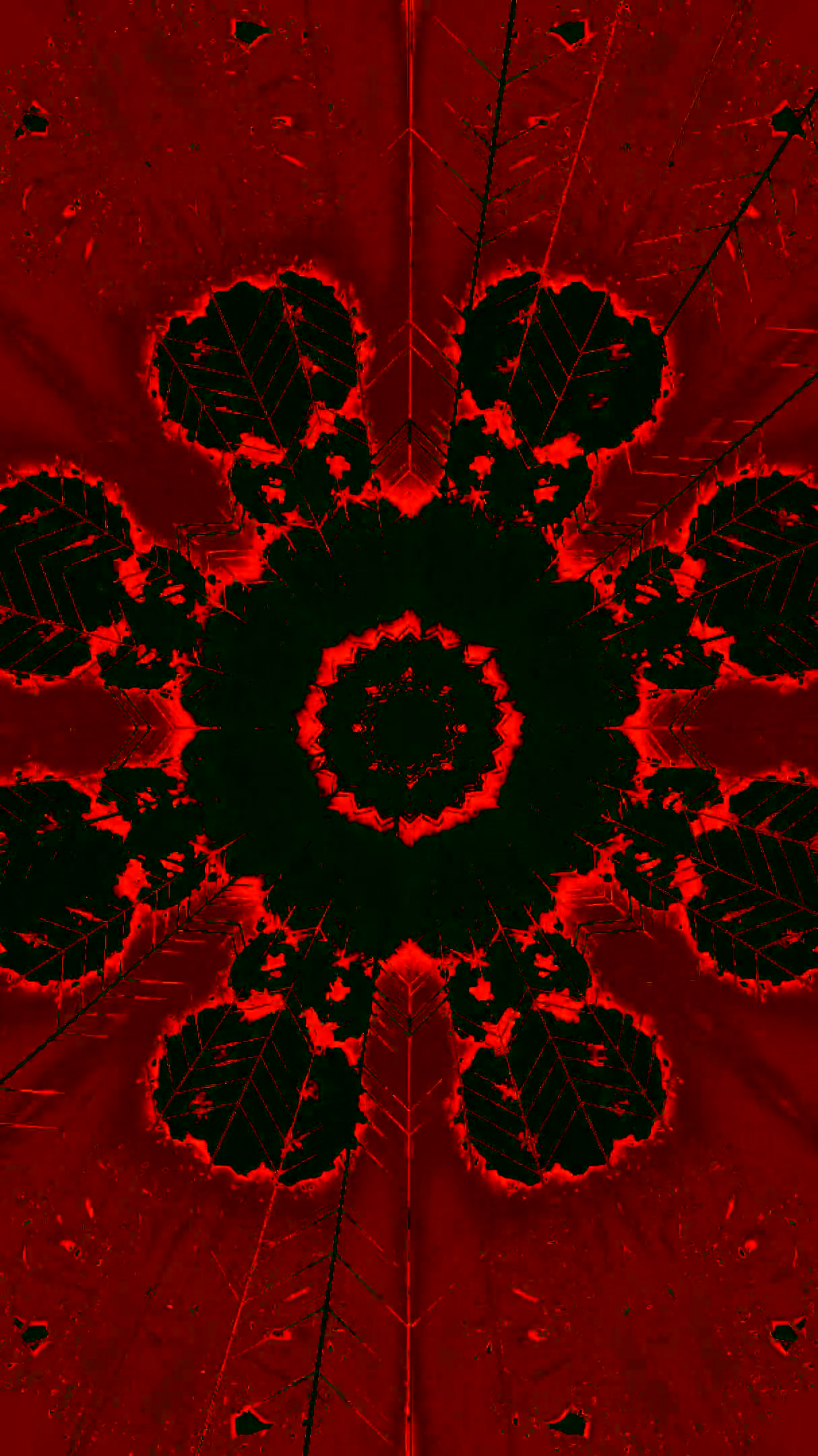 Dynamic tunnel video loop showcasing vibrant red patterns and smooth transitions for an immersive screensaver experience