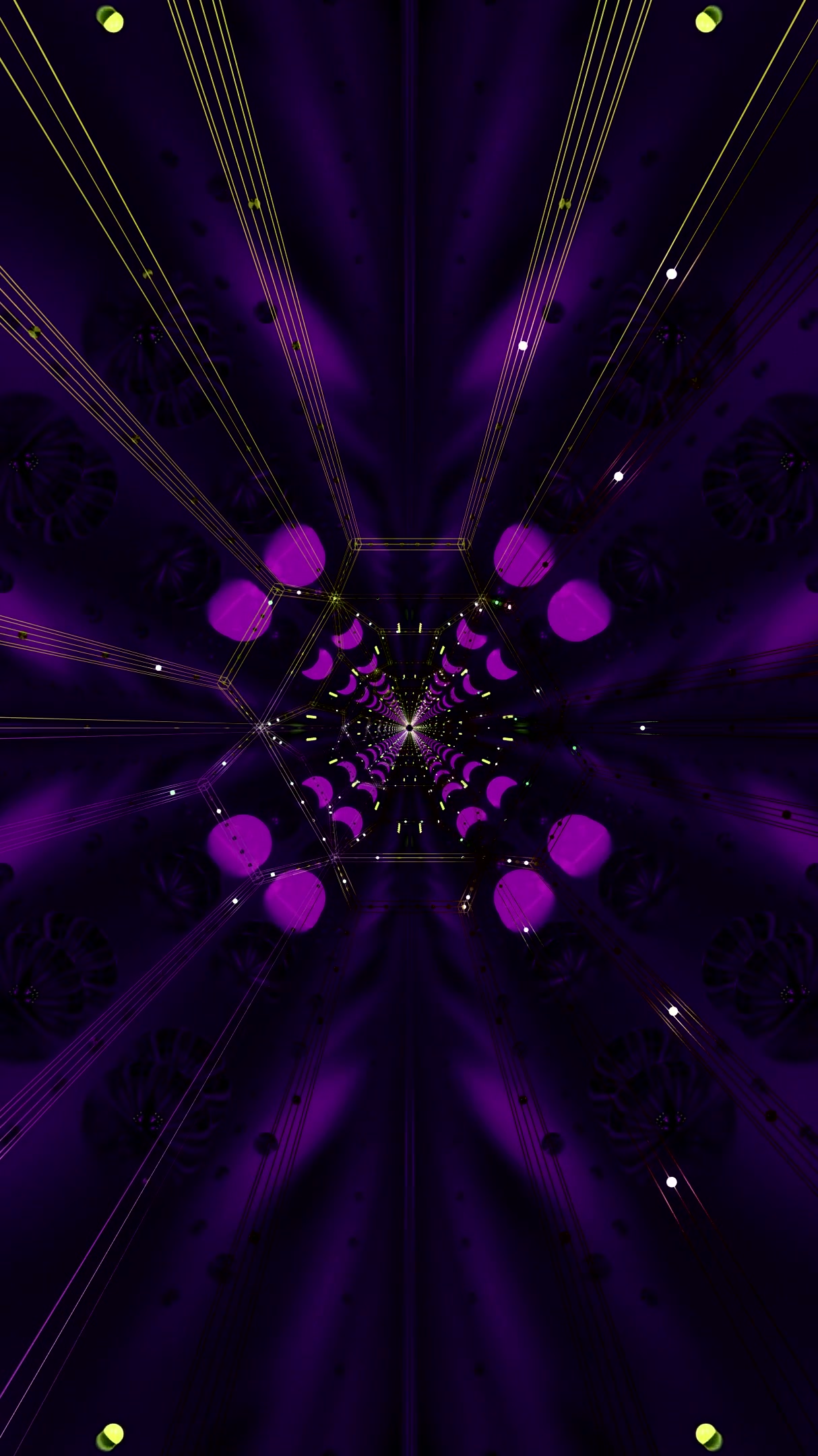 Mesmerizing tunnel video loop with vibrant colors and seamless motion creating a captivating visual experience for screensavers