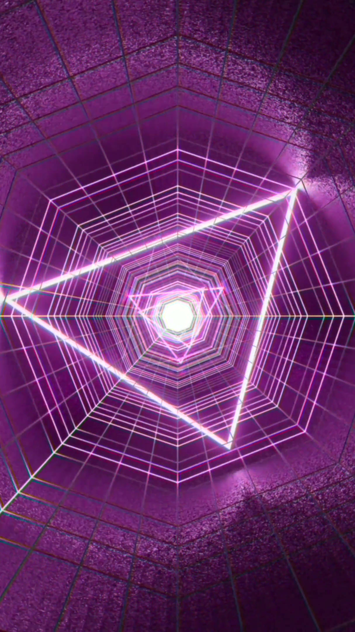 Dynamic green tunnel visual effects loop creates captivating ambi