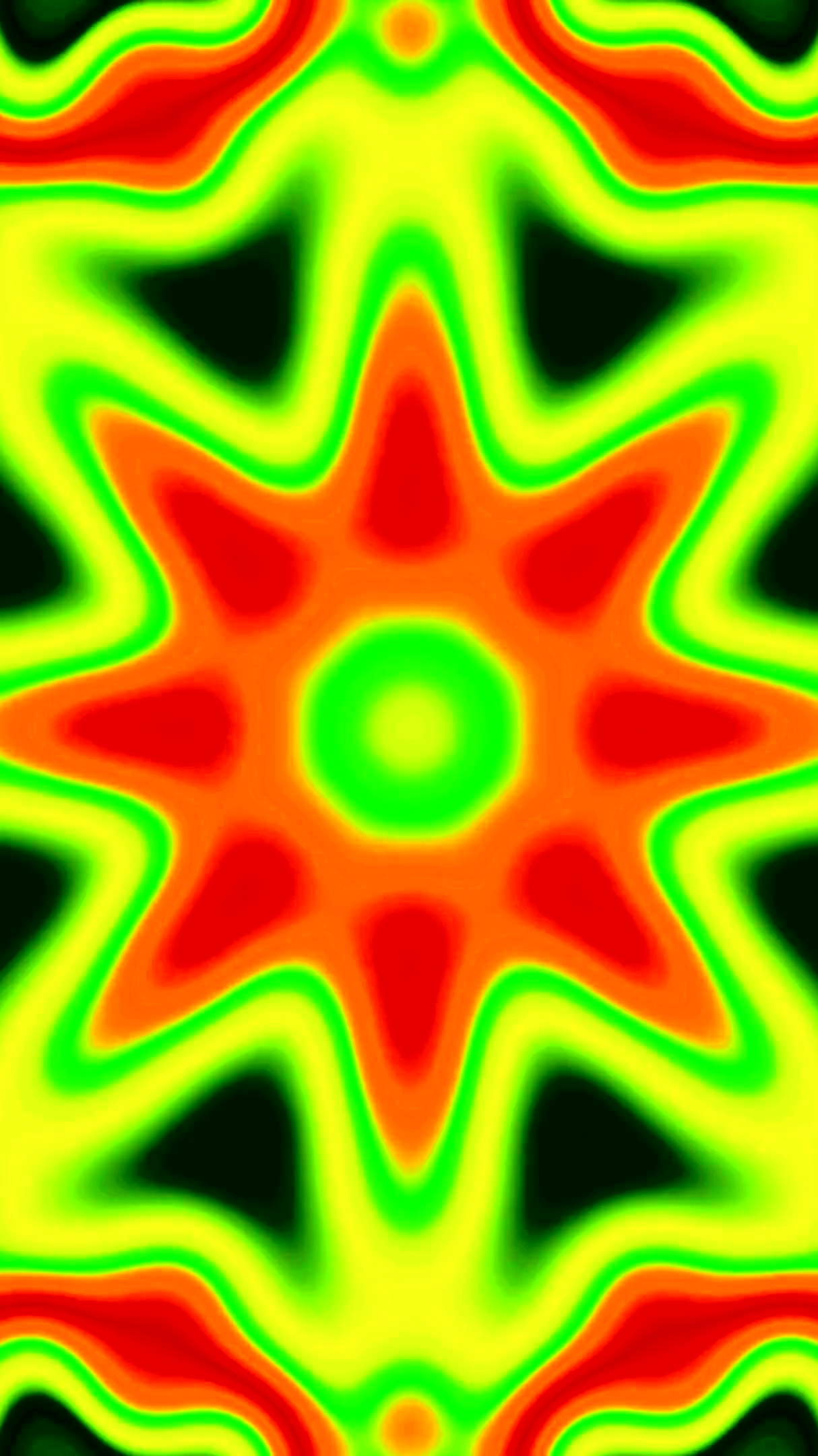 Colorful tunnel visual effects create a mesmerizing seamless loop for an engaging screensaver experience