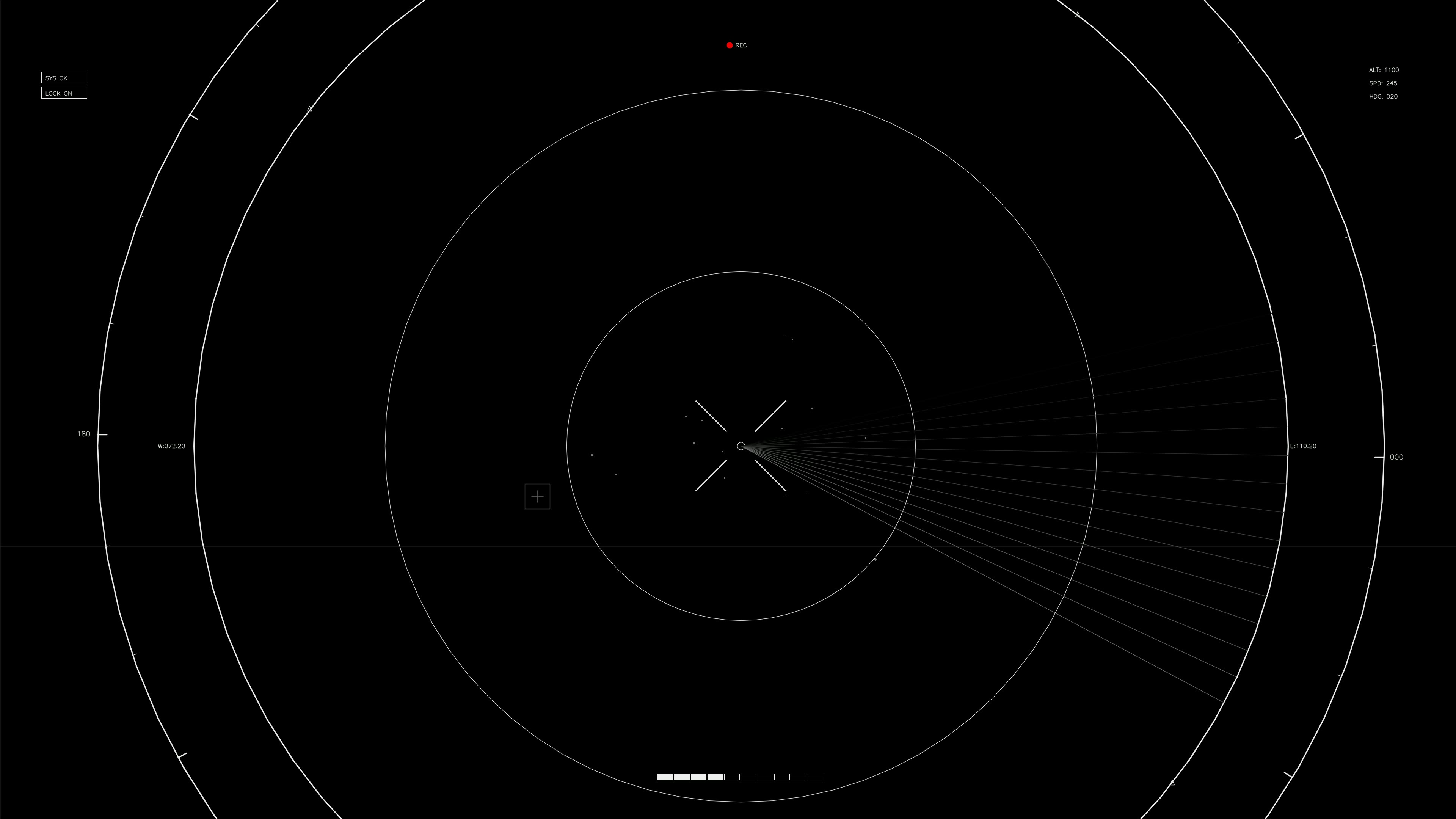 HUD elements animation for webdesigner and video editor showcasing sci-fi interfaces and overlays during a dark scene
