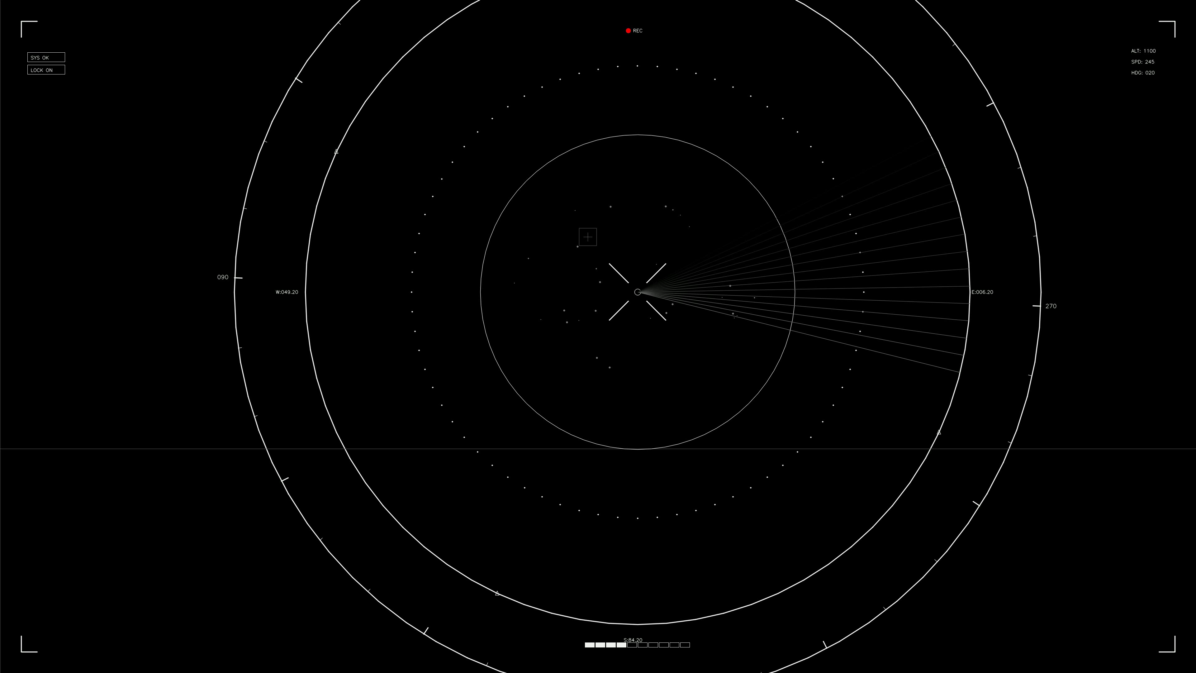 Hud elements animation for web designers and sci-fi video editors showcasing modern tech interface and radar effects