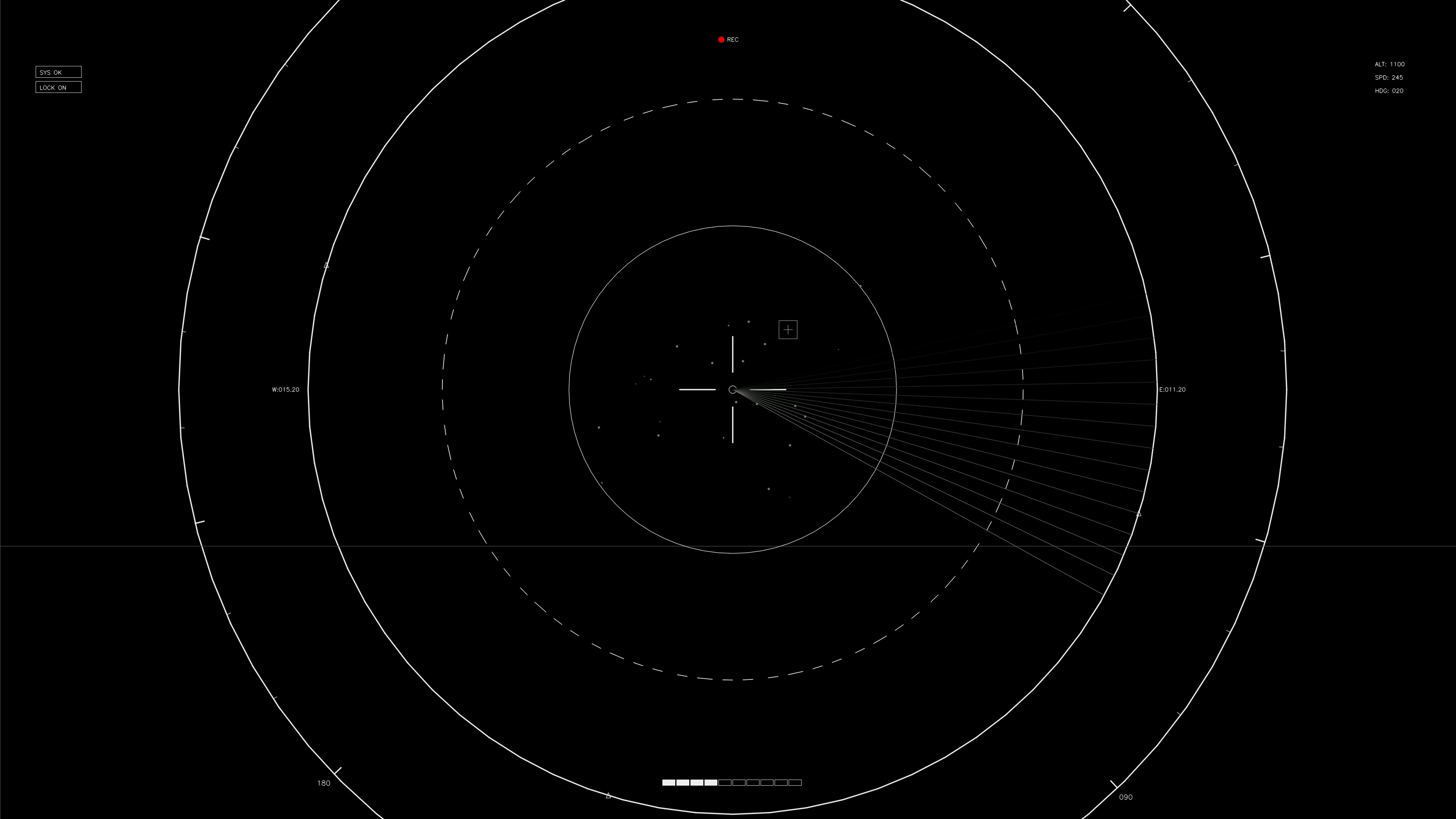 Hud elements animation designed for web and sci-fi video editing with circular patterns and lines for graphics