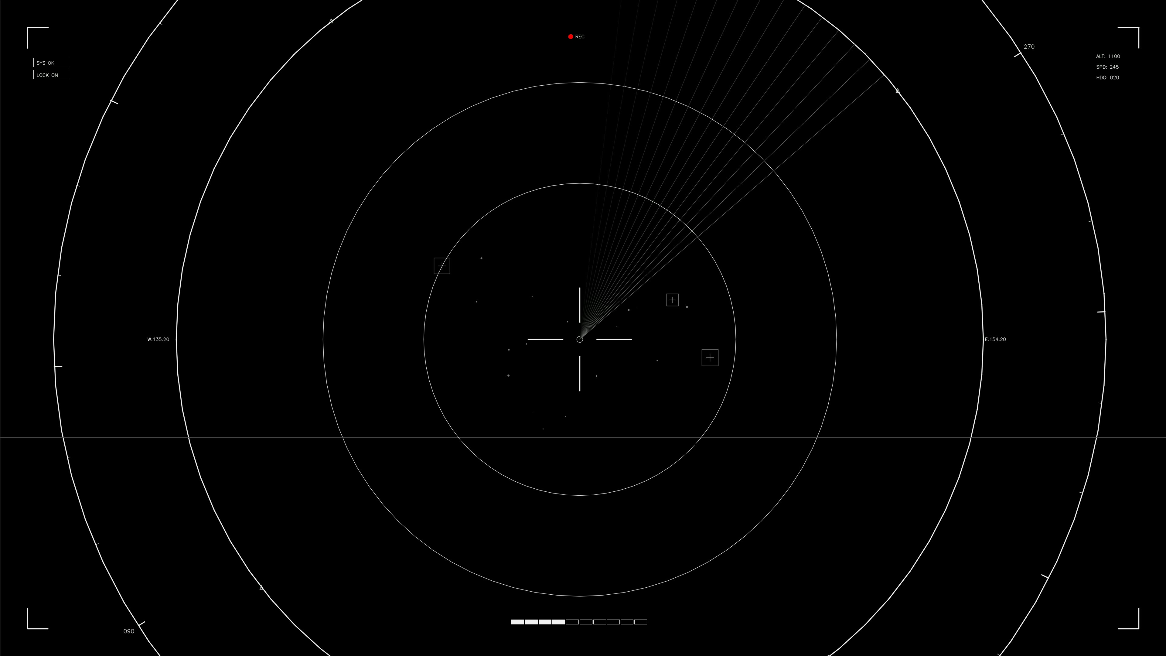 Hud elements animation designed for web designer and sci-fi video cutter with focus on digital graphics and user interface
