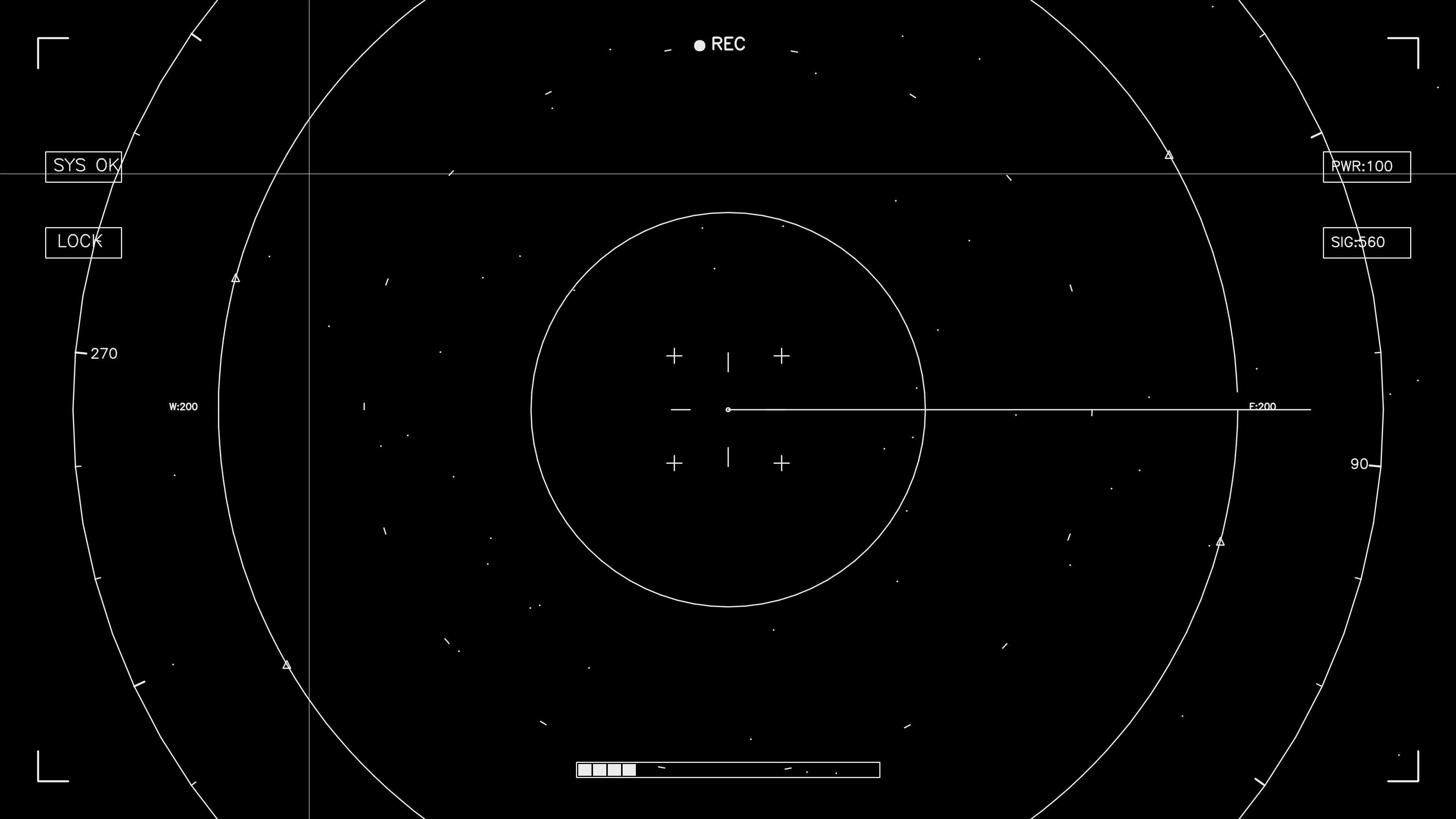 Hud elements animation for web designers and sci-fi video creators focusing on digital interfaces and user interaction visualization
