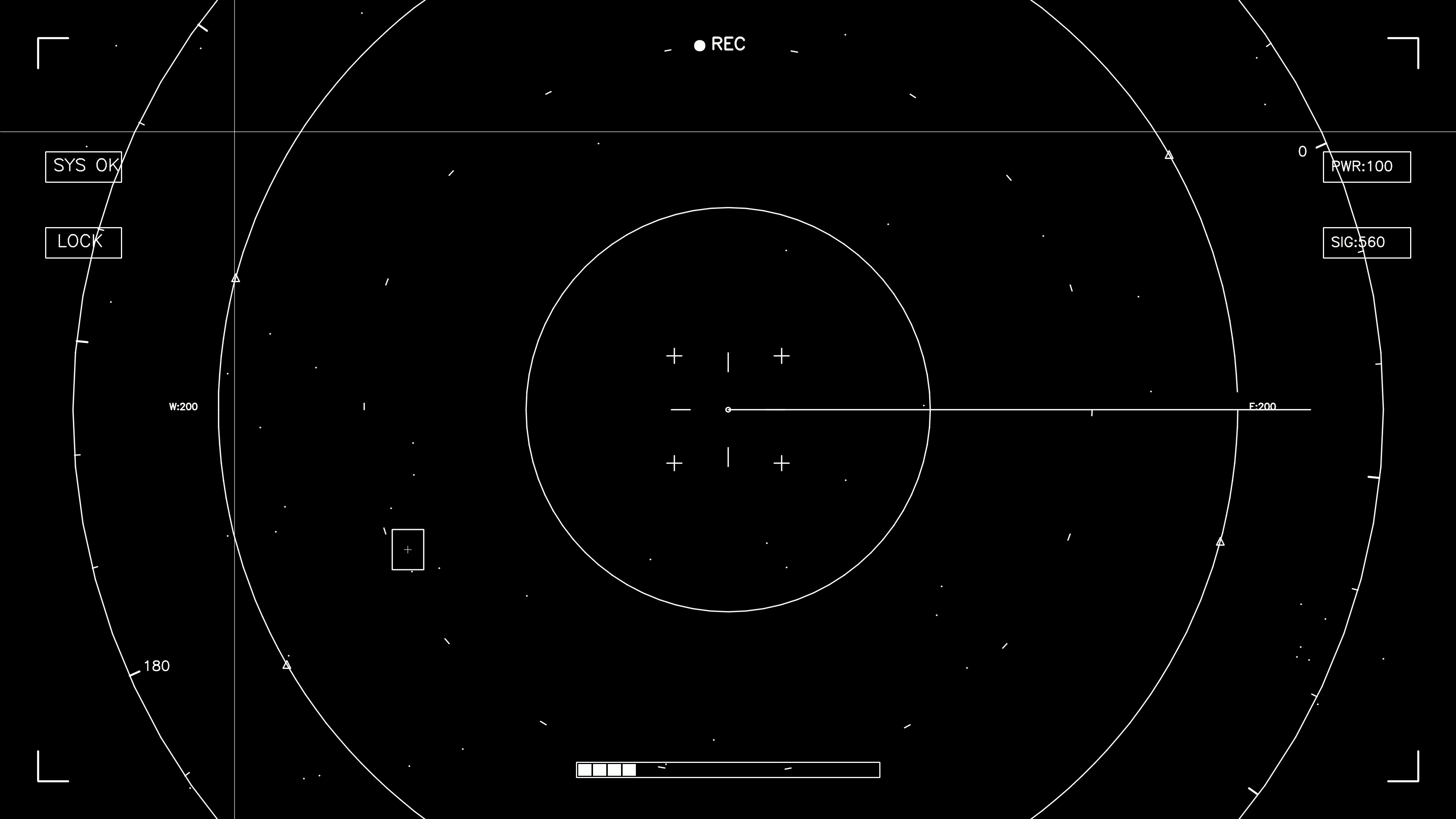 Hud elements animation designed for web designers and sci-fi video projects used in various multimedia applications