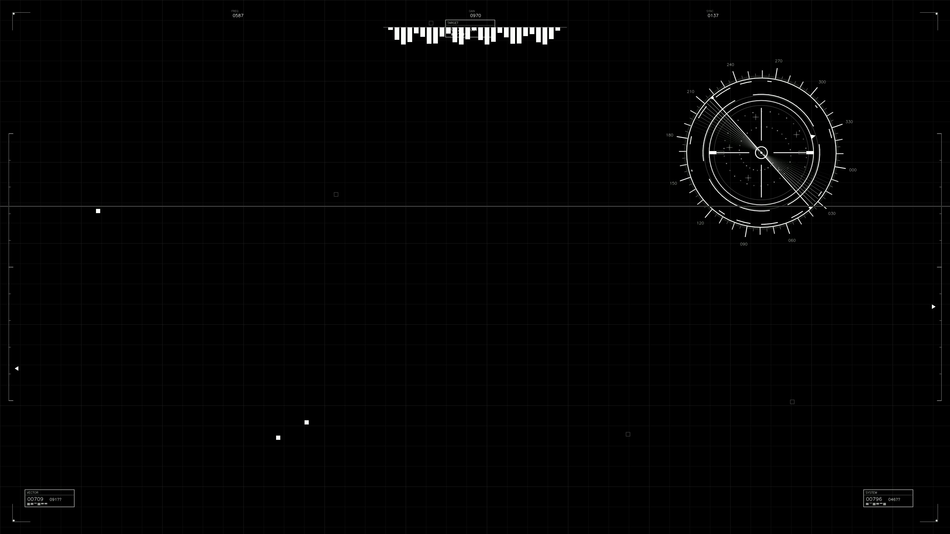 Military gui war stock footage hud animation for science fiction production featuring technology and data tracking elements
