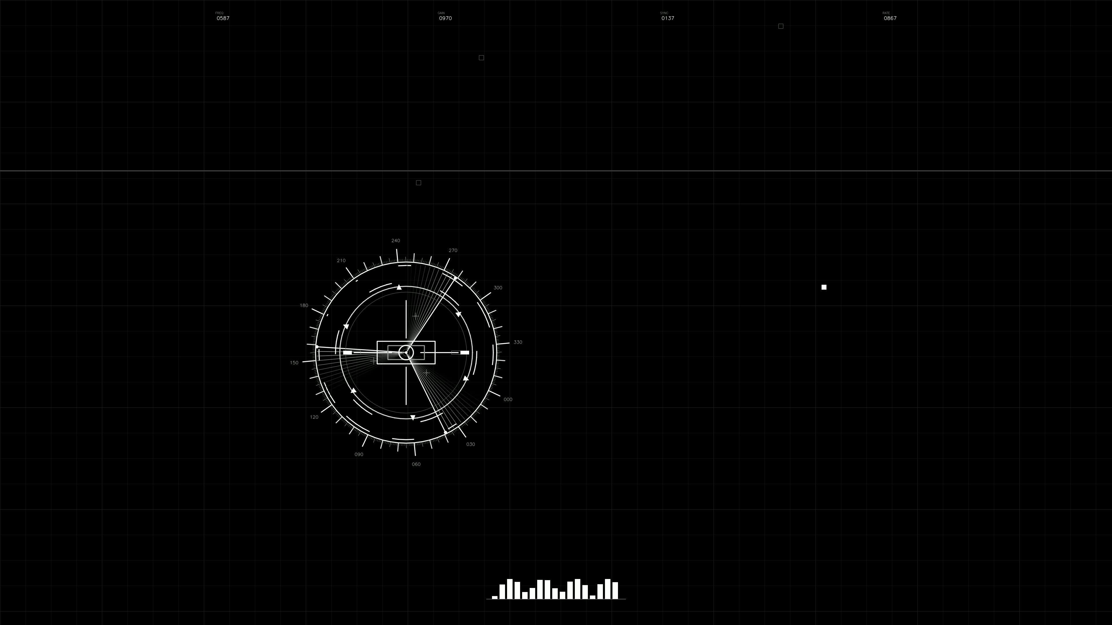 Military gui war stock footage hud animation for science fiction production featuring tracking data and target acquisition