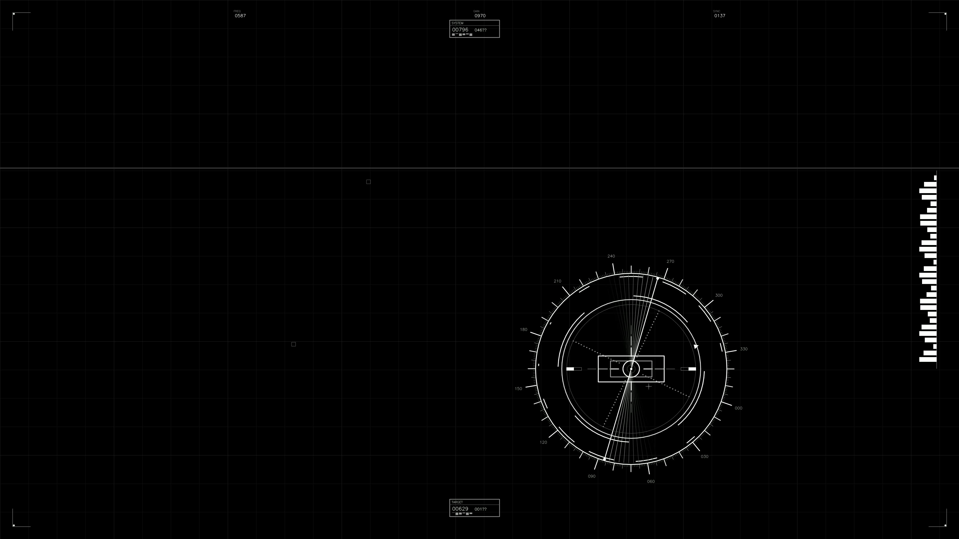 Military gui war stock footage hud animation for science fiction production showing digital displays and targeting systems in action
