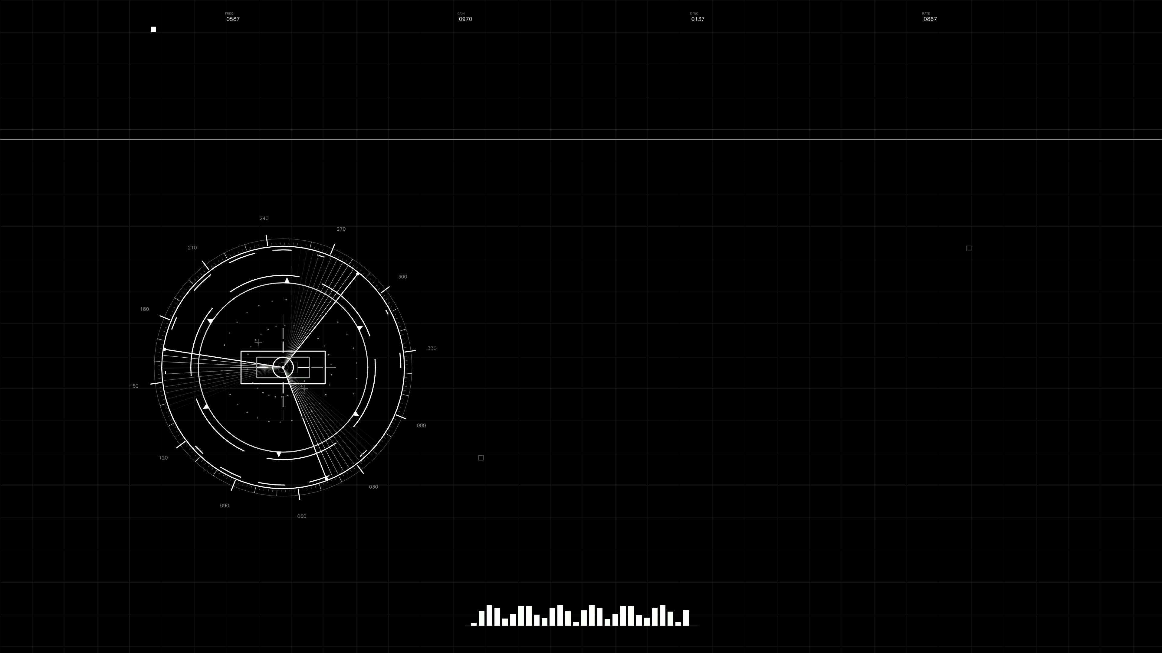 Military gui war stock footage for science fiction production with hud animation for video projects