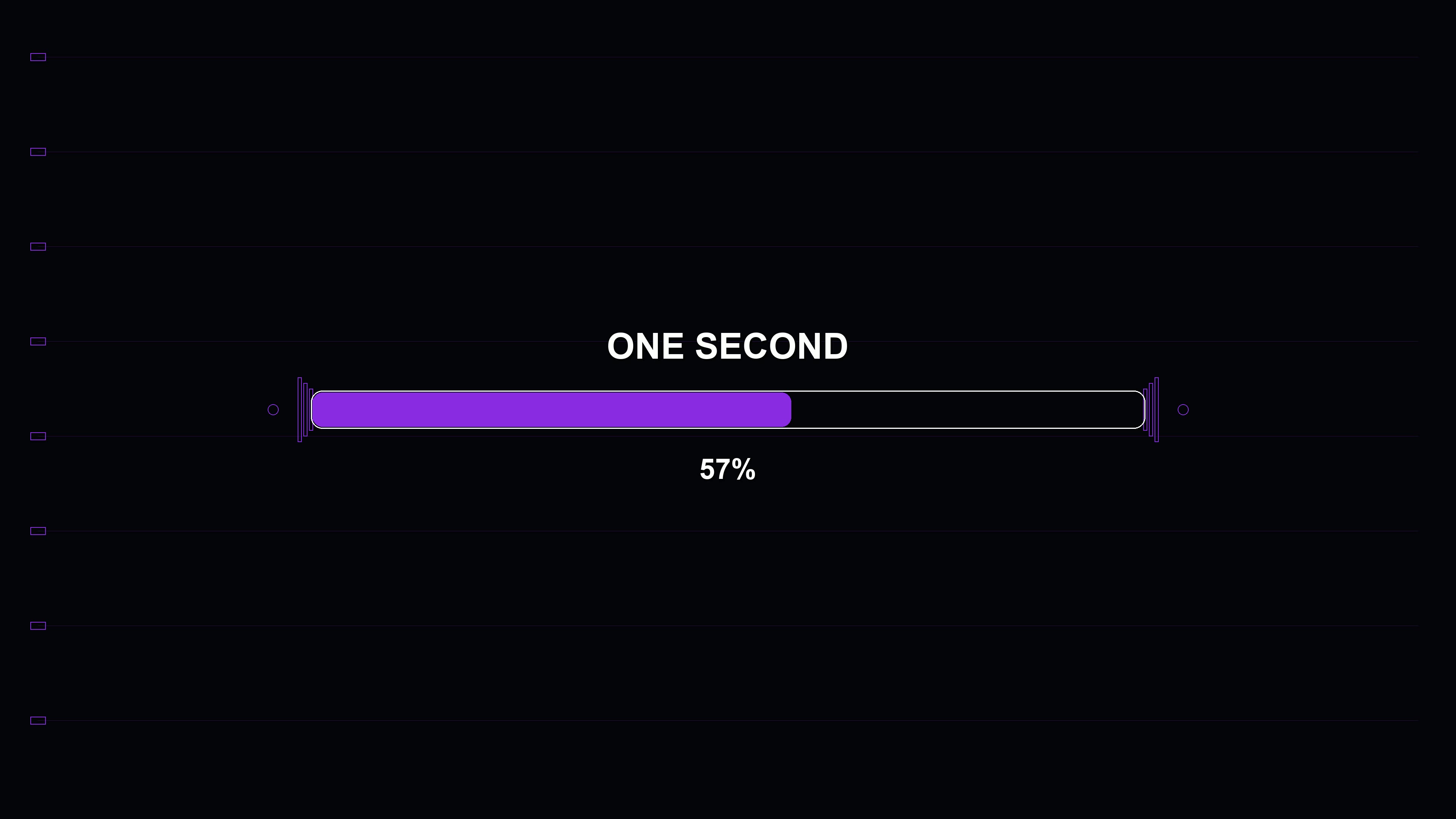 Cool science fiction loading bar animation for user interface in futuristic setting