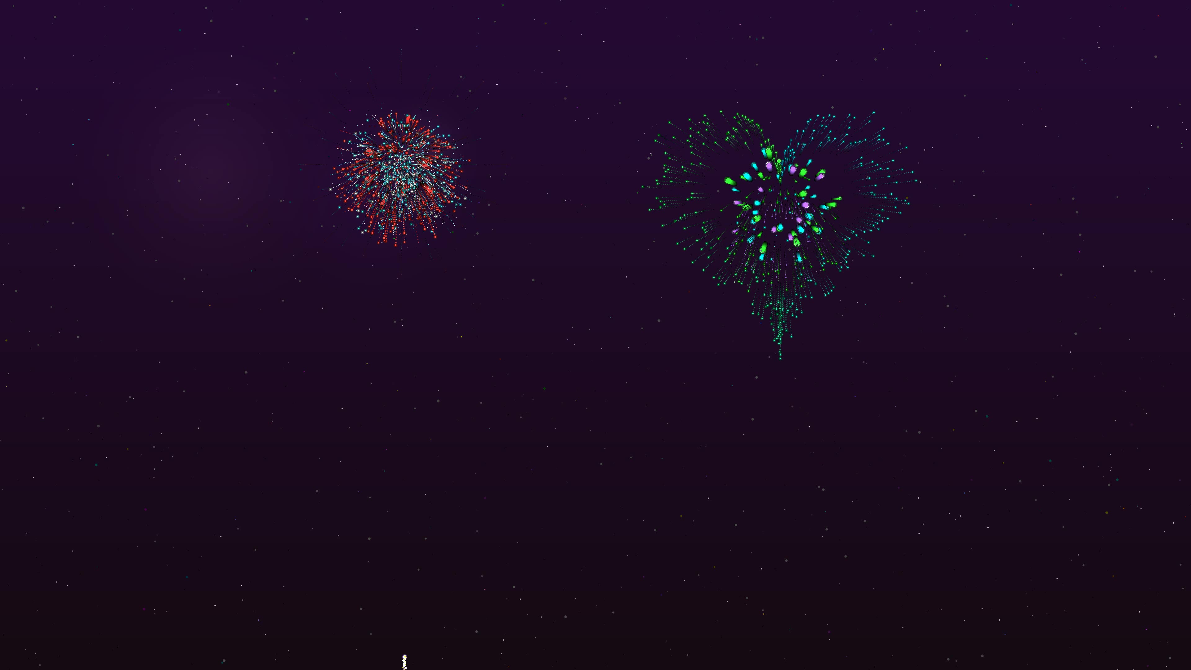 Scifi Neon Firework 057