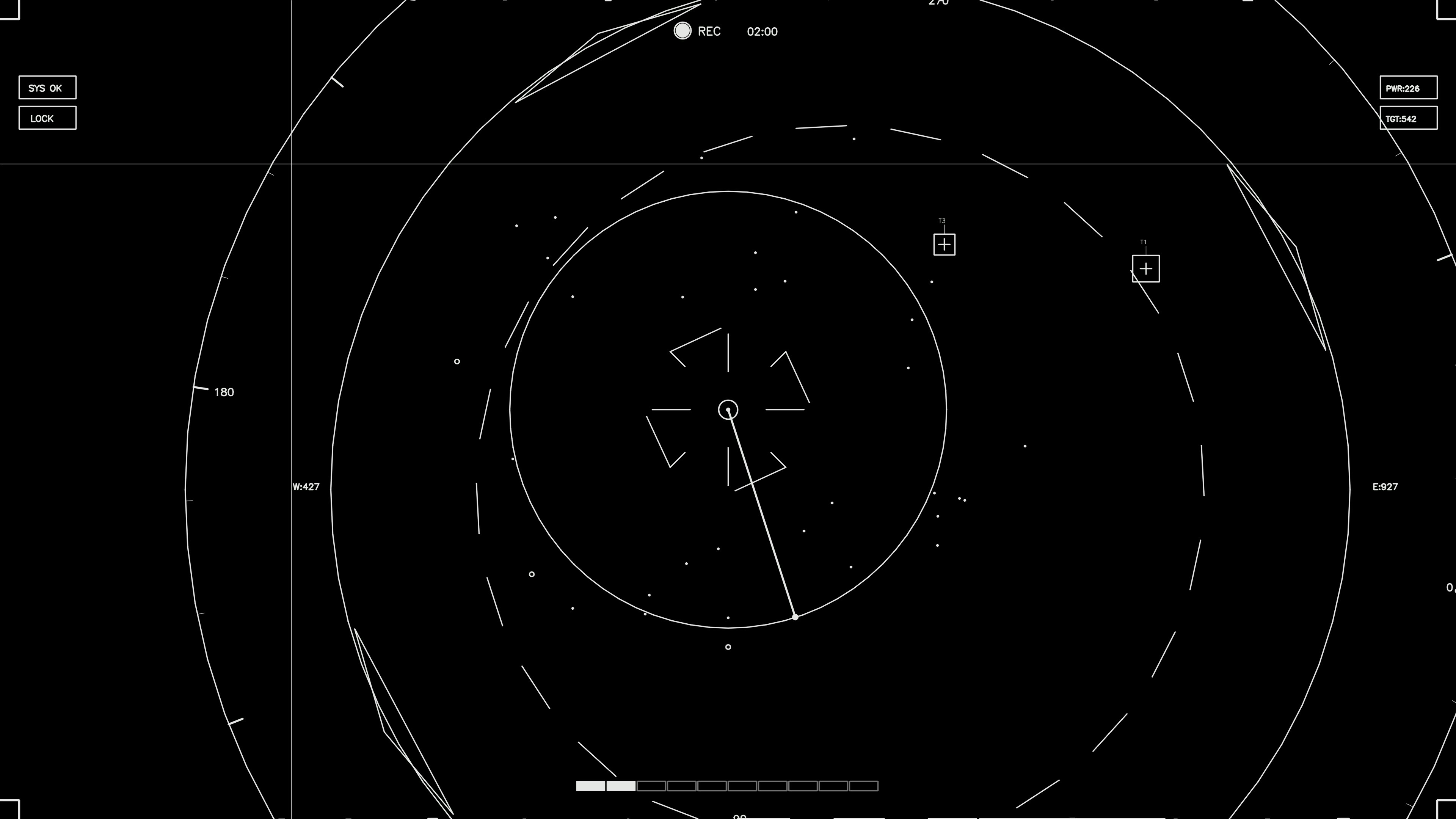 Element animation for web designers and video editors focusing on sci-fi themes and digital graphics