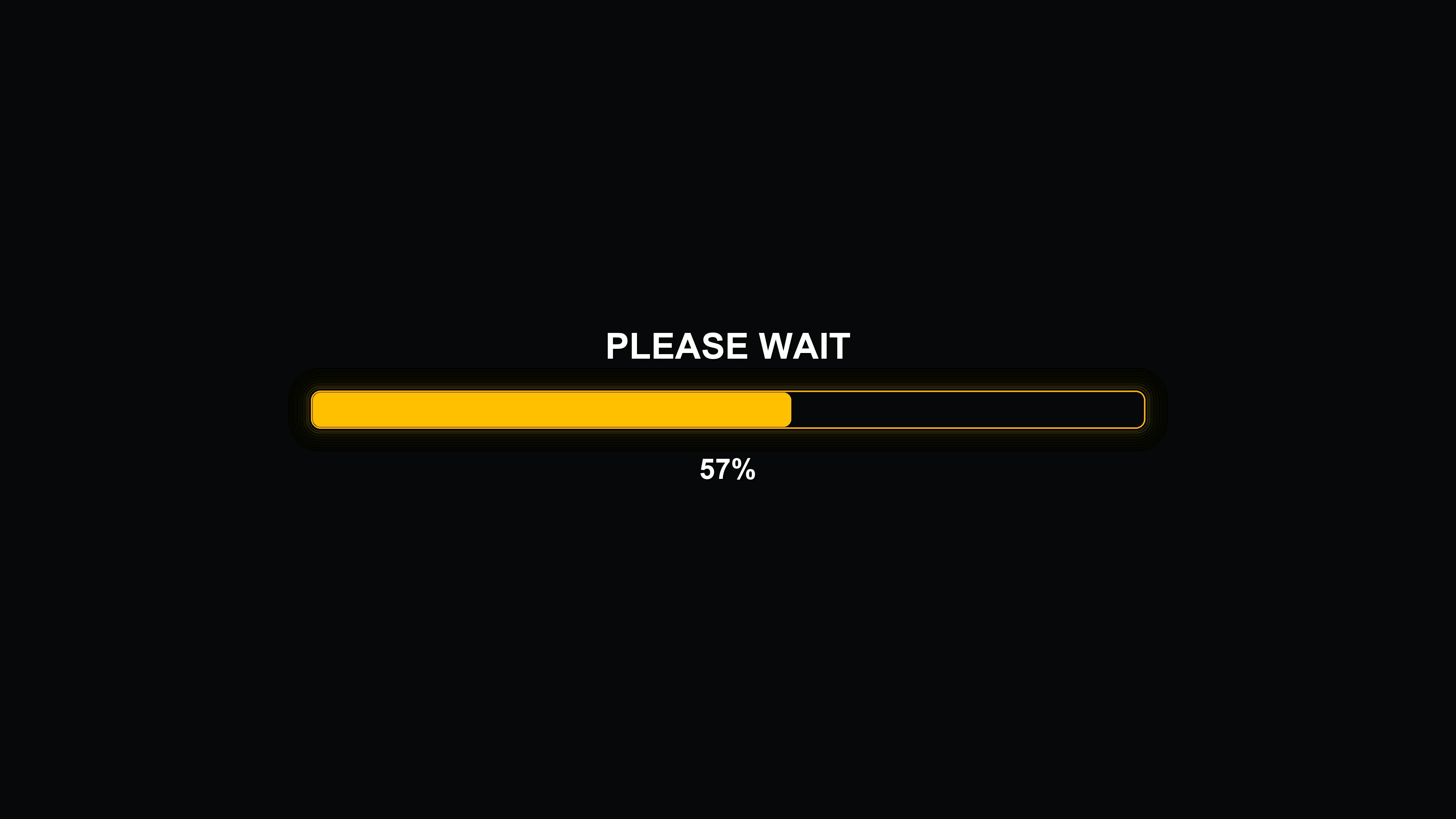 Stylish modern progress bar animation with vibrant colors showing loading status in a digital setting during a dynamic visual experience