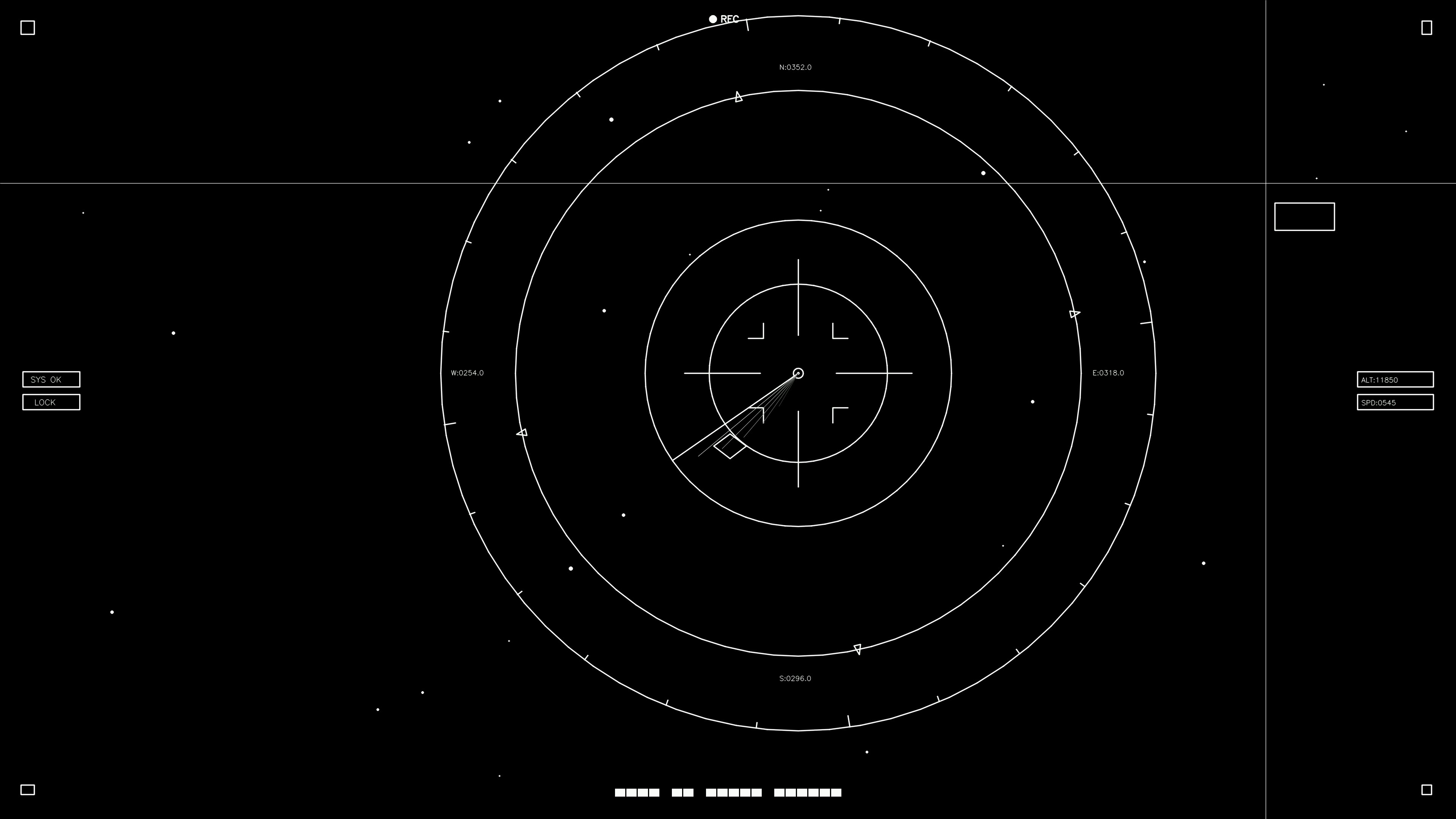 HUD elements animation designed for web design and sci-fi video editing in a digital space environment