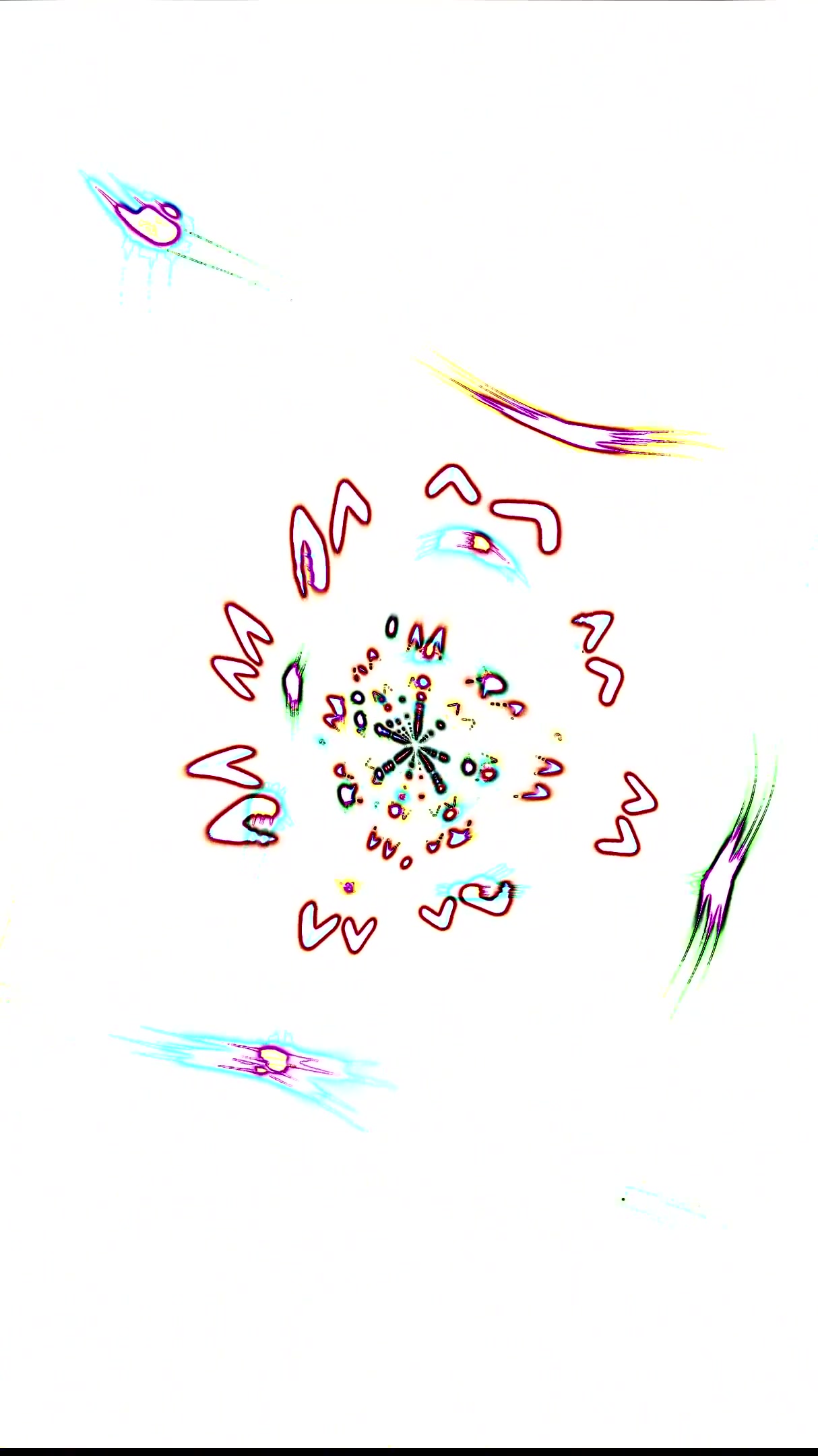 Mesmerizing tunnel video loop creates a dynamic visual experience for screensaver enjoyment