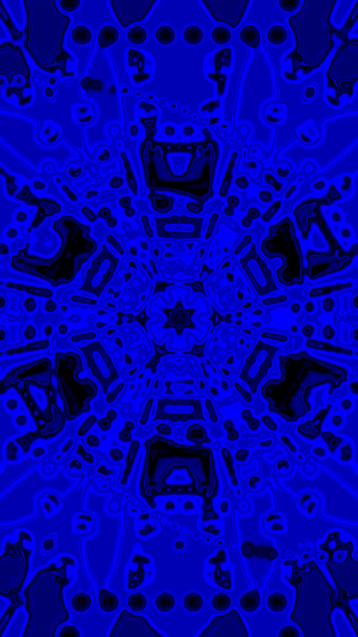 Dynamic blue tunnel animation creates an immersive and captivating visual experience for screensavers