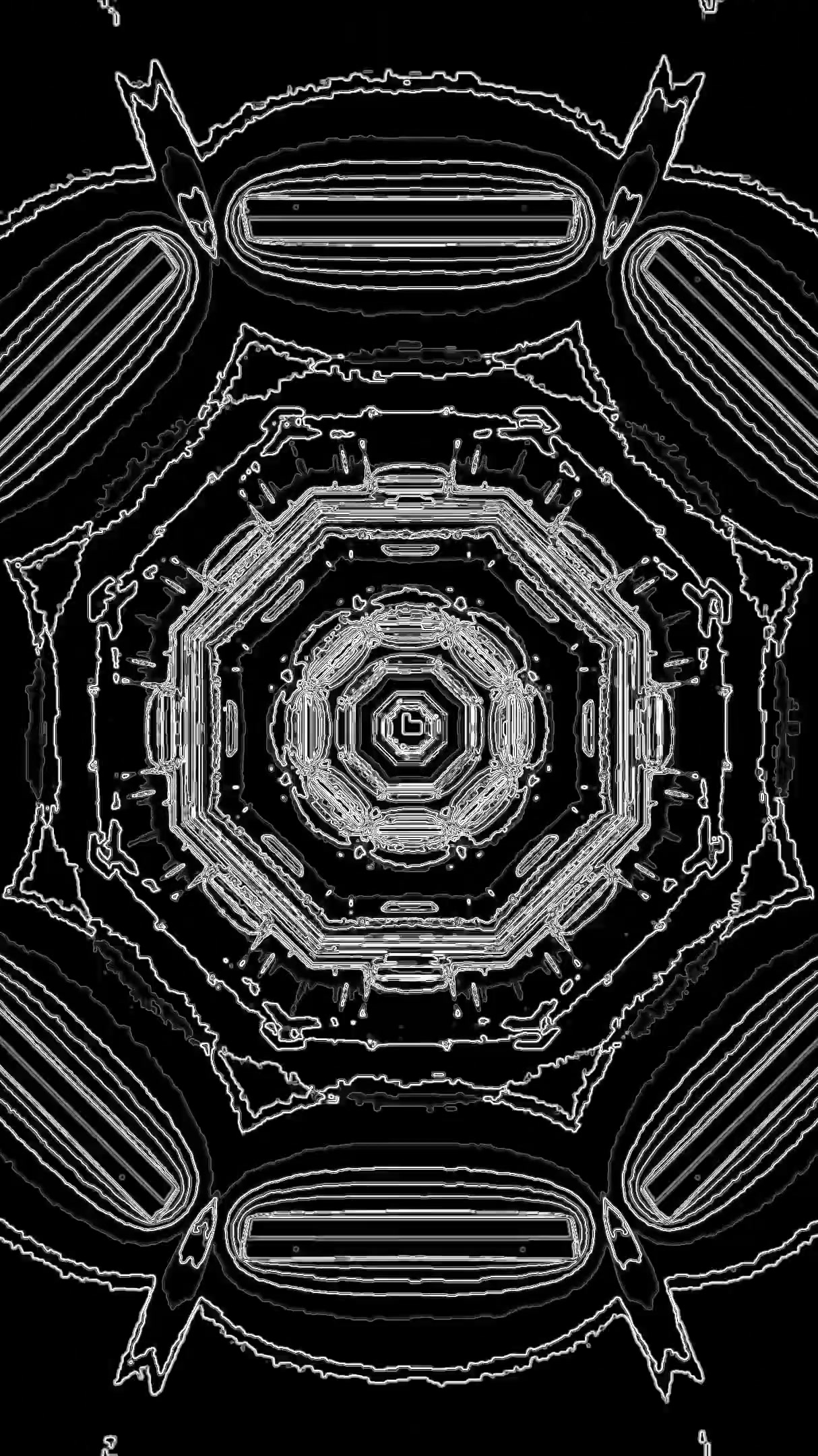 Seamless tunnel video loop creating a mesmerizing visual experience in motion