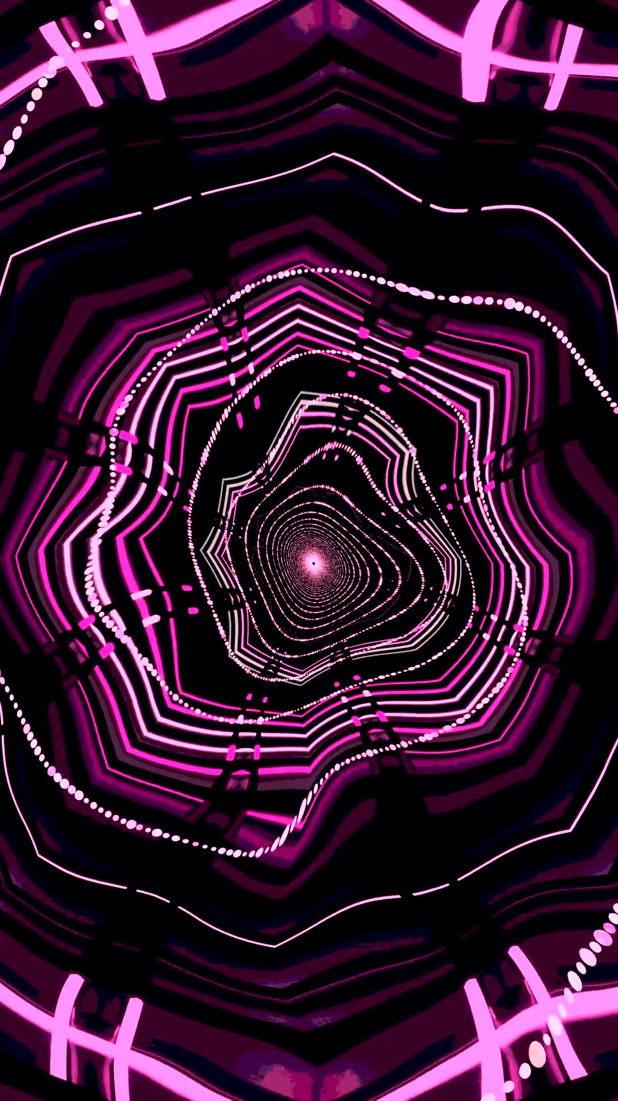 Tunnel video vj loop screensaver creating a seamless immersive ex