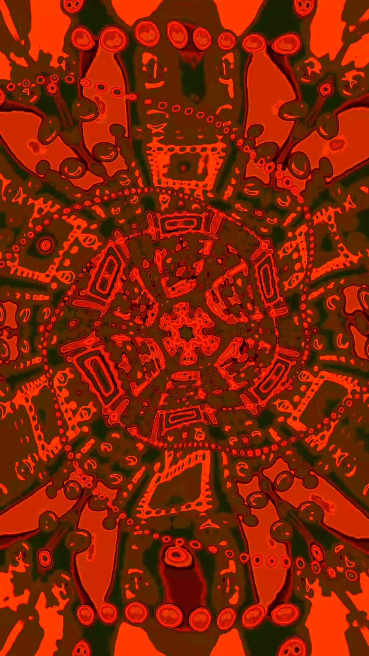 Tunnel video vj loop screensaver features vibrant patterns and co