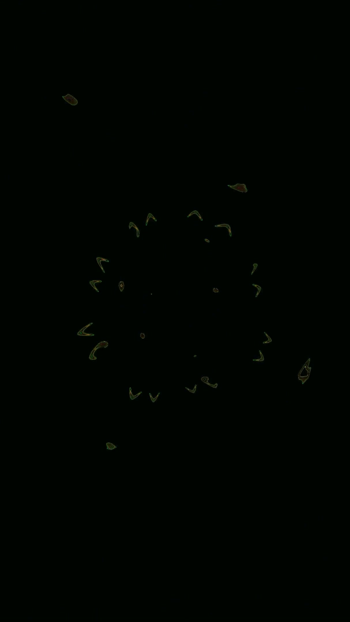 Dynamic tunnel visual effect loop in vibrant colors for screensav