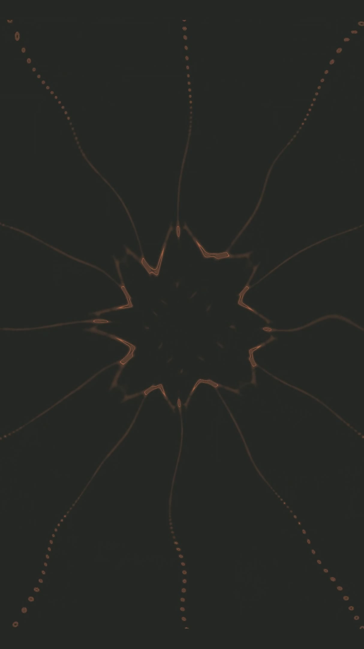 Seamless abstract tunnel video loop creates a mesmerizing screens